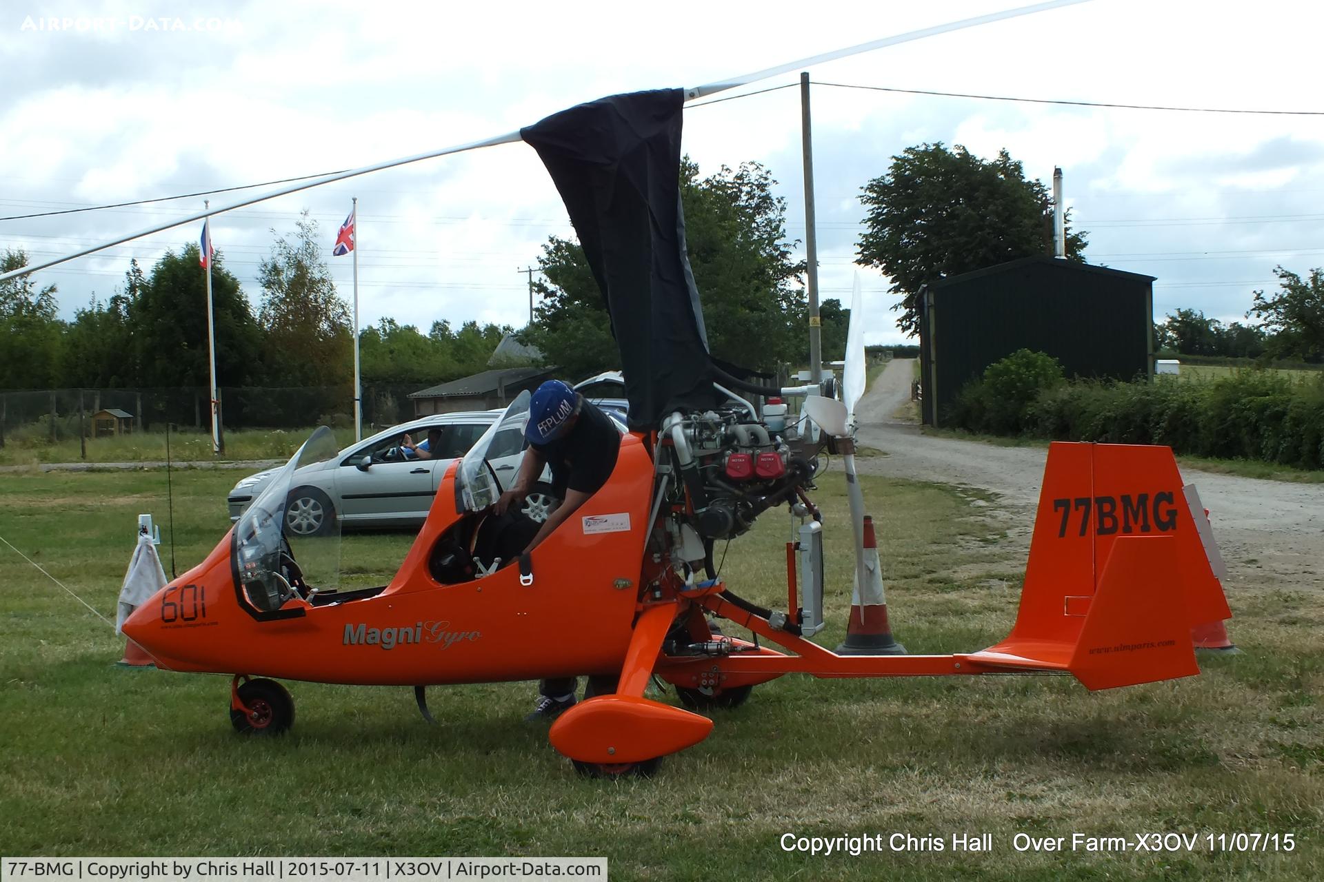 77-BMG, Magni Gyro M-16 Tandem Trainer C/N Not found 77-BMG, at ‘Over Farm’, Gloucester