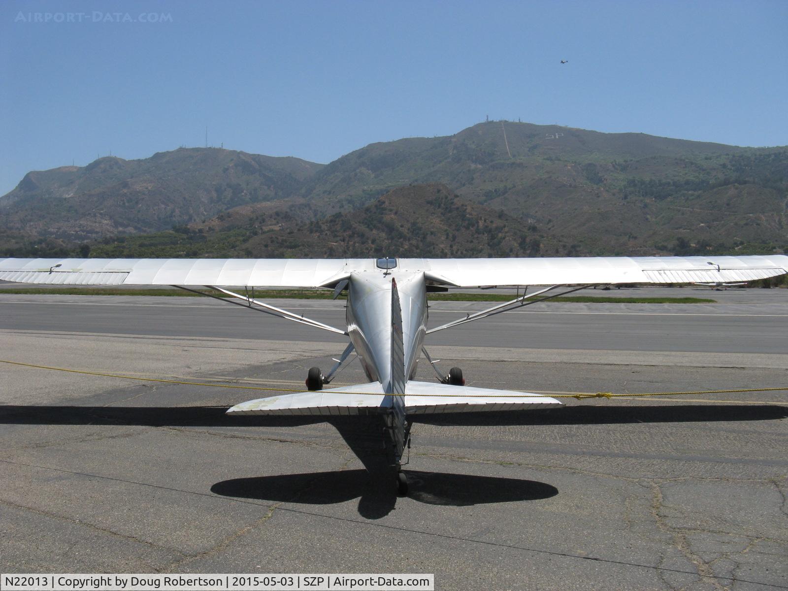 N22013, 1938 Luscombe 8 C/N 863, 1938 Luscombe Model 8, Continental A&C65 65 hp upgrade from original Continental A-50-1 of 50 Hp. Paint scheme NOT original as bare aluminum was original.