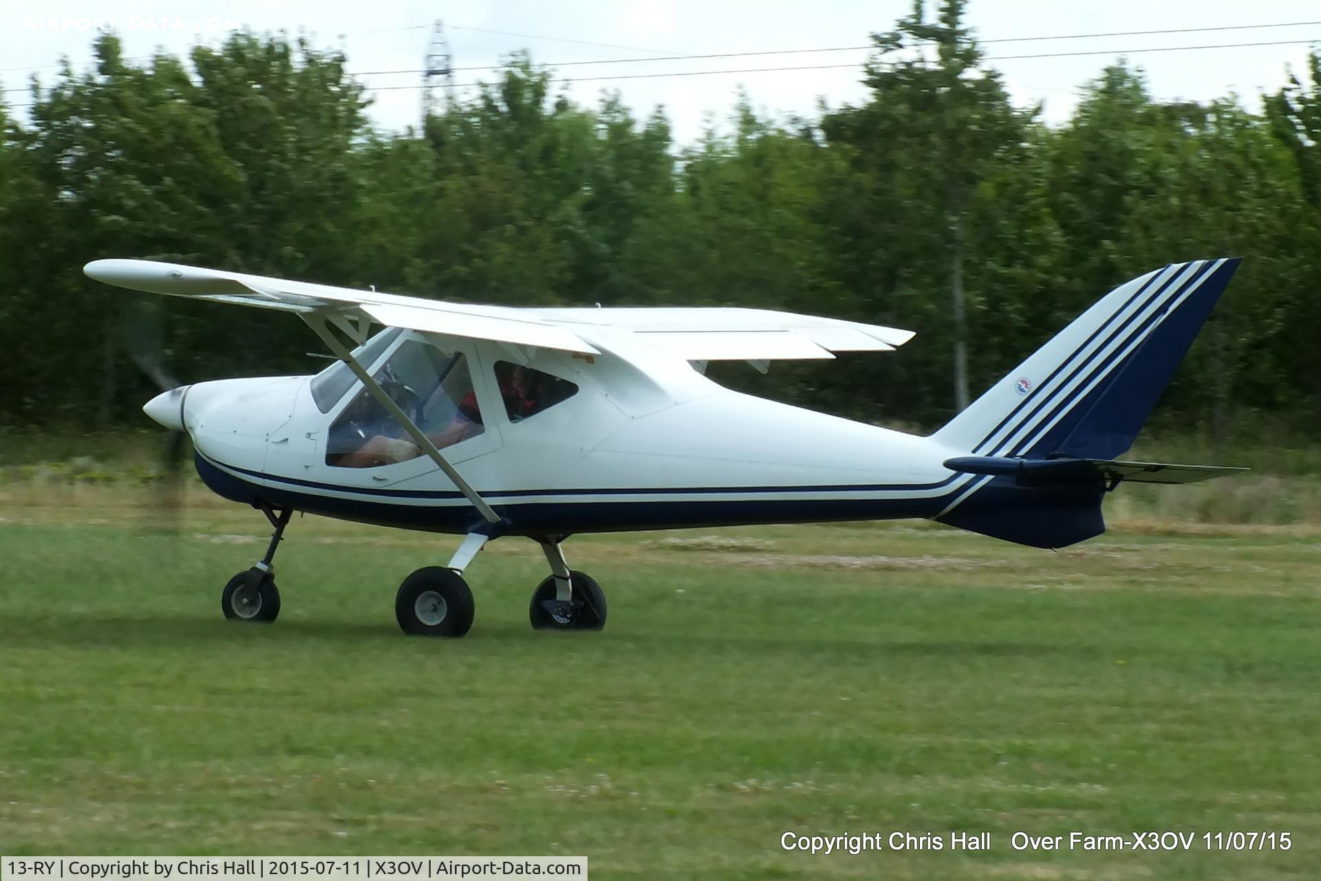 13-RY, Flyitalia Gryf MD-3 Rider C/N Not found F-JJMQ, at ‘Over Farm’, Gloucester