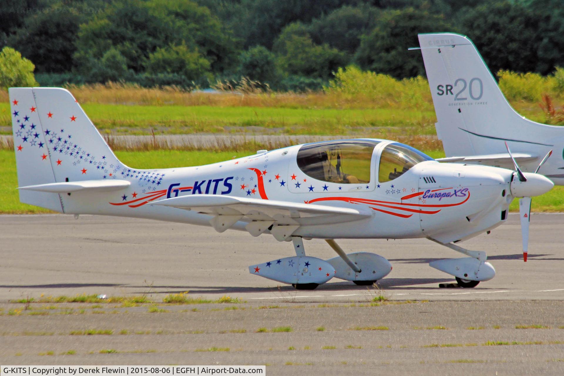 G-KITS, 1995 Europa Tri-Gear C/N PFA 247-12844, Europa, Wellesbourne Mountford based, seen parked up.