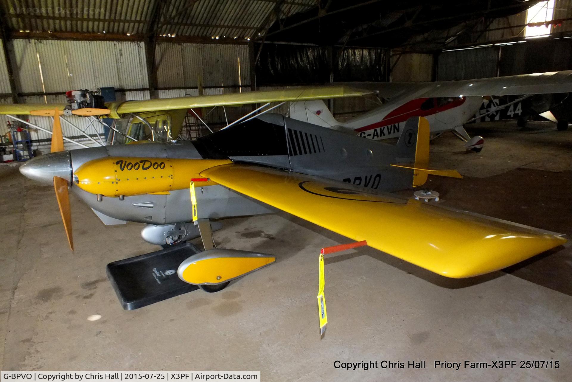 G-BPVO, 1973 Cassutt IIIM Racer C/N DG1, at Priory Farm, Tibenham
