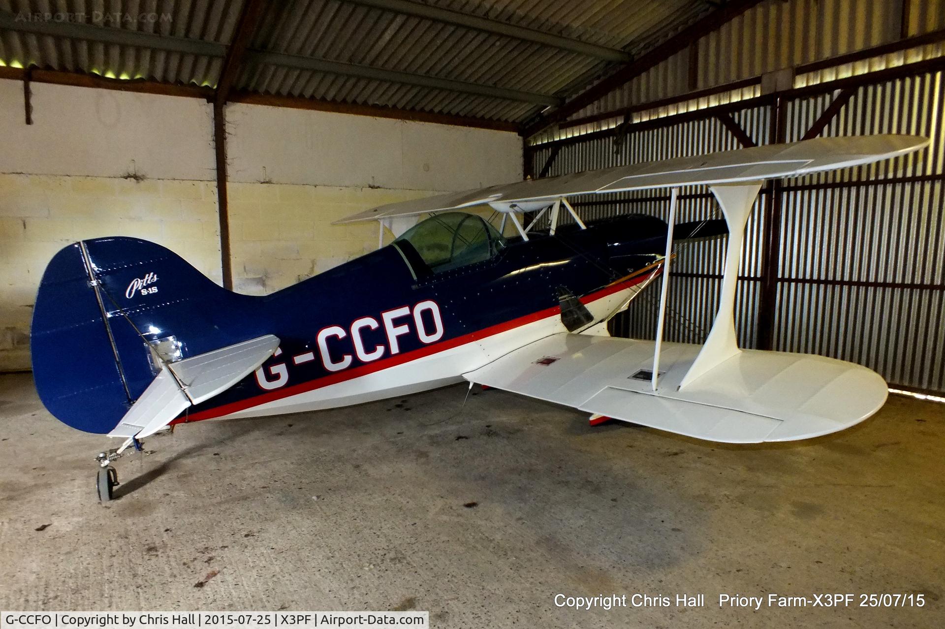 G-CCFO, 1997 Pitts S-1S Special C/N 001 (G-CCFO), at Priory Farm, Tibenham
