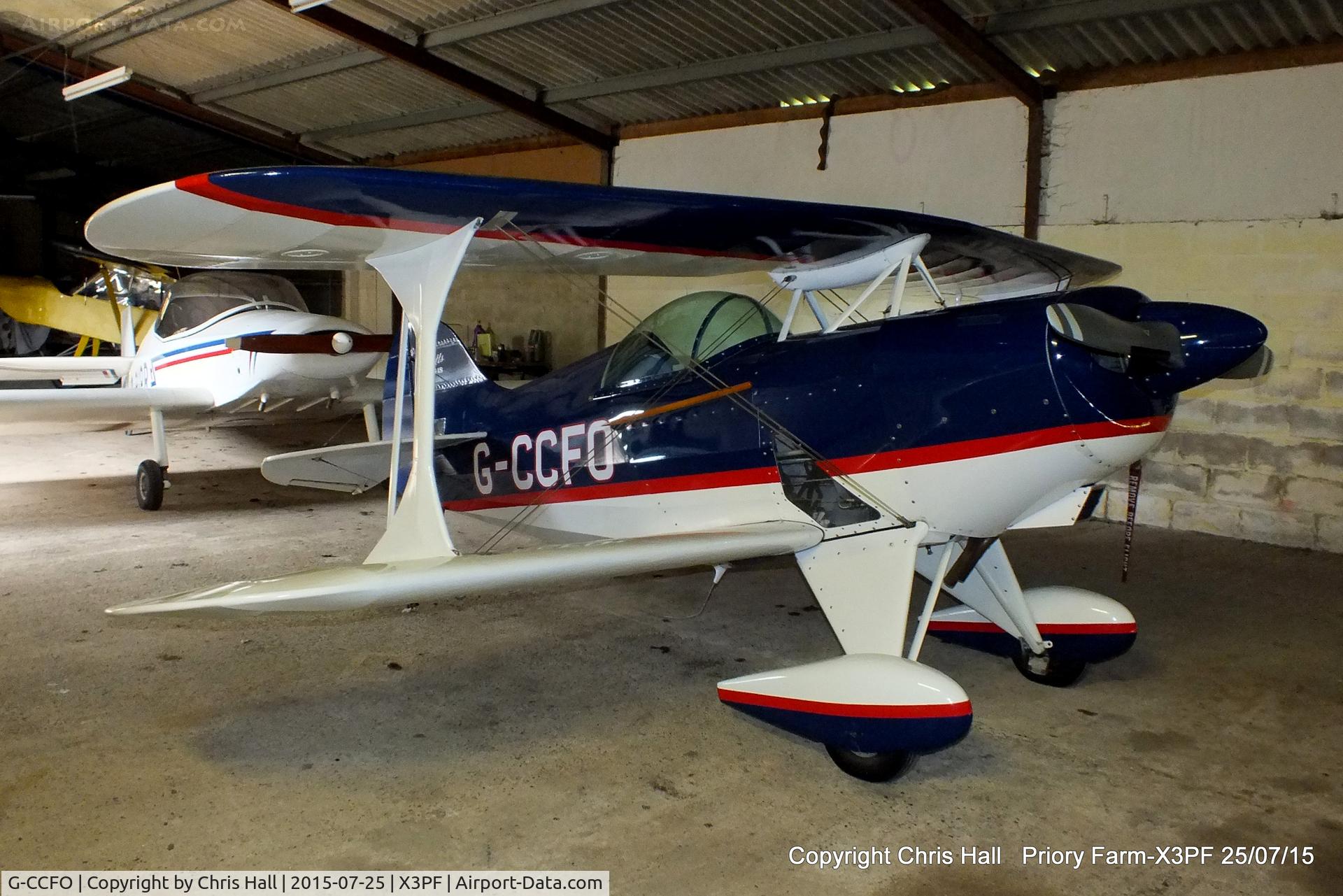 G-CCFO, 1997 Pitts S-1S Special C/N 001 (G-CCFO), at Priory Farm, Tibenham