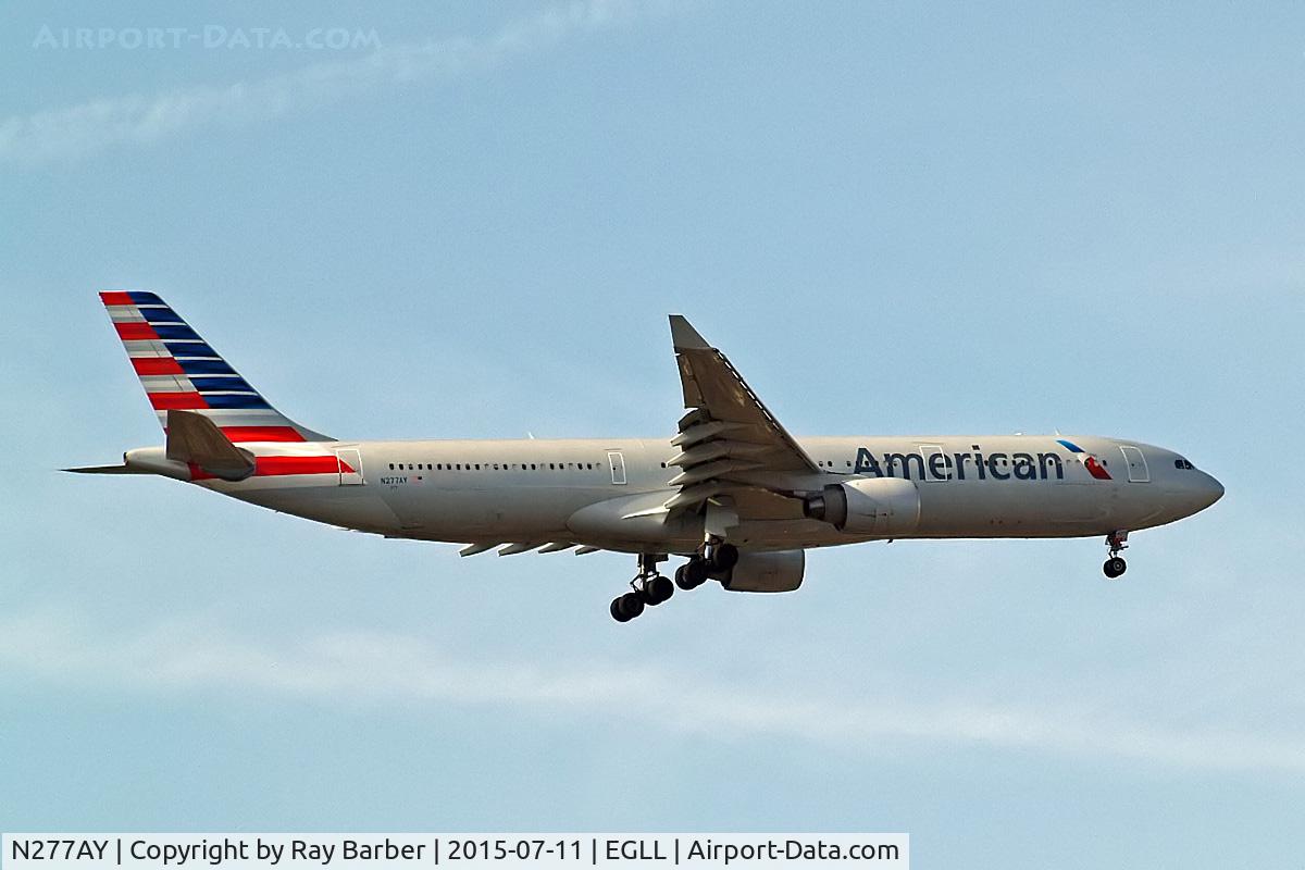 N277AY, 2001 Airbus A330-323 C/N 0380, Airbus A330-323X [380] (American Airlines) Home~G 11/07/2015. On approach 27L.