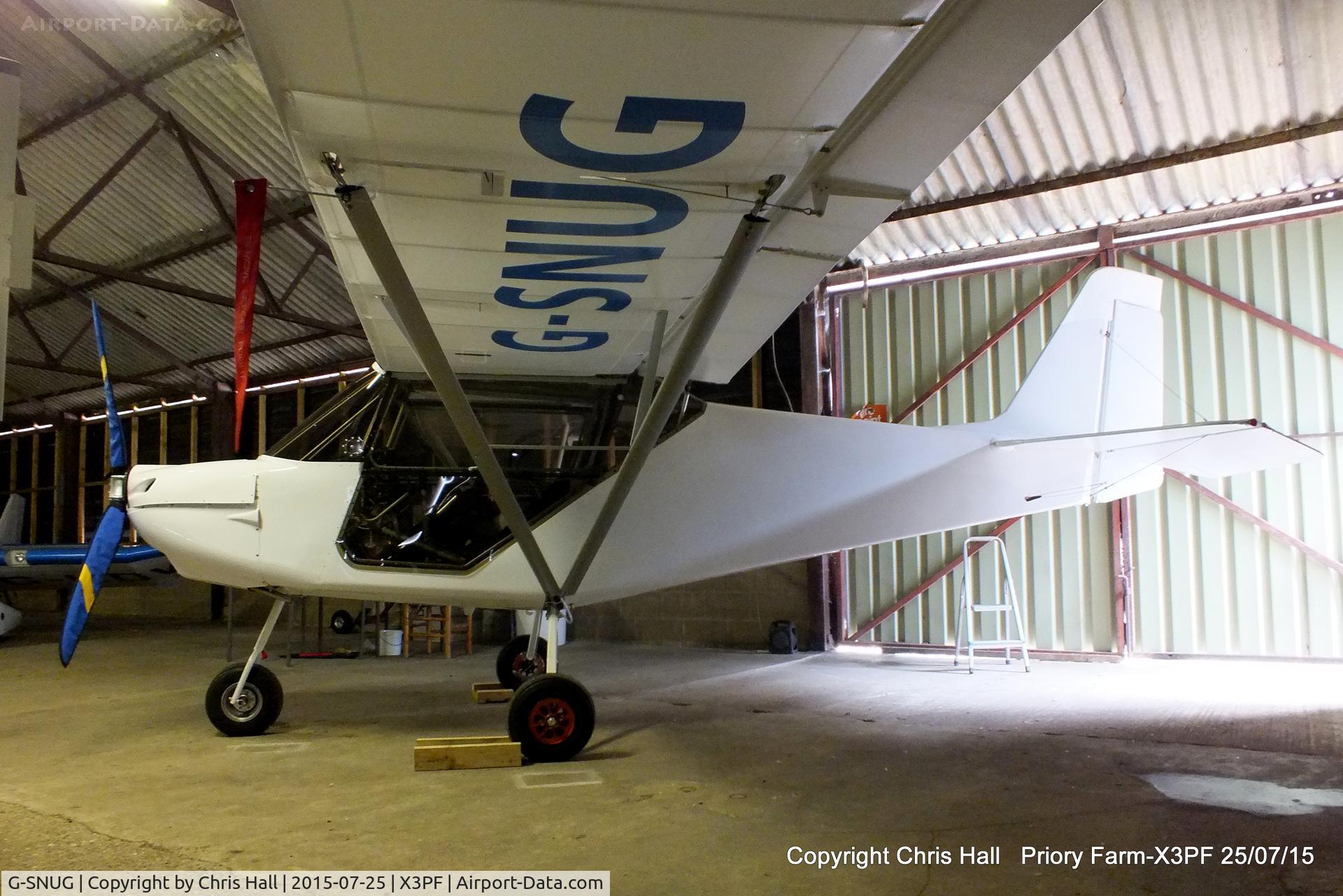 G-SNUG, 2015 Best Off Skyranger Nynja 912S(1) C/N BMAA/HB/662, at Priory Farm, Tibenham