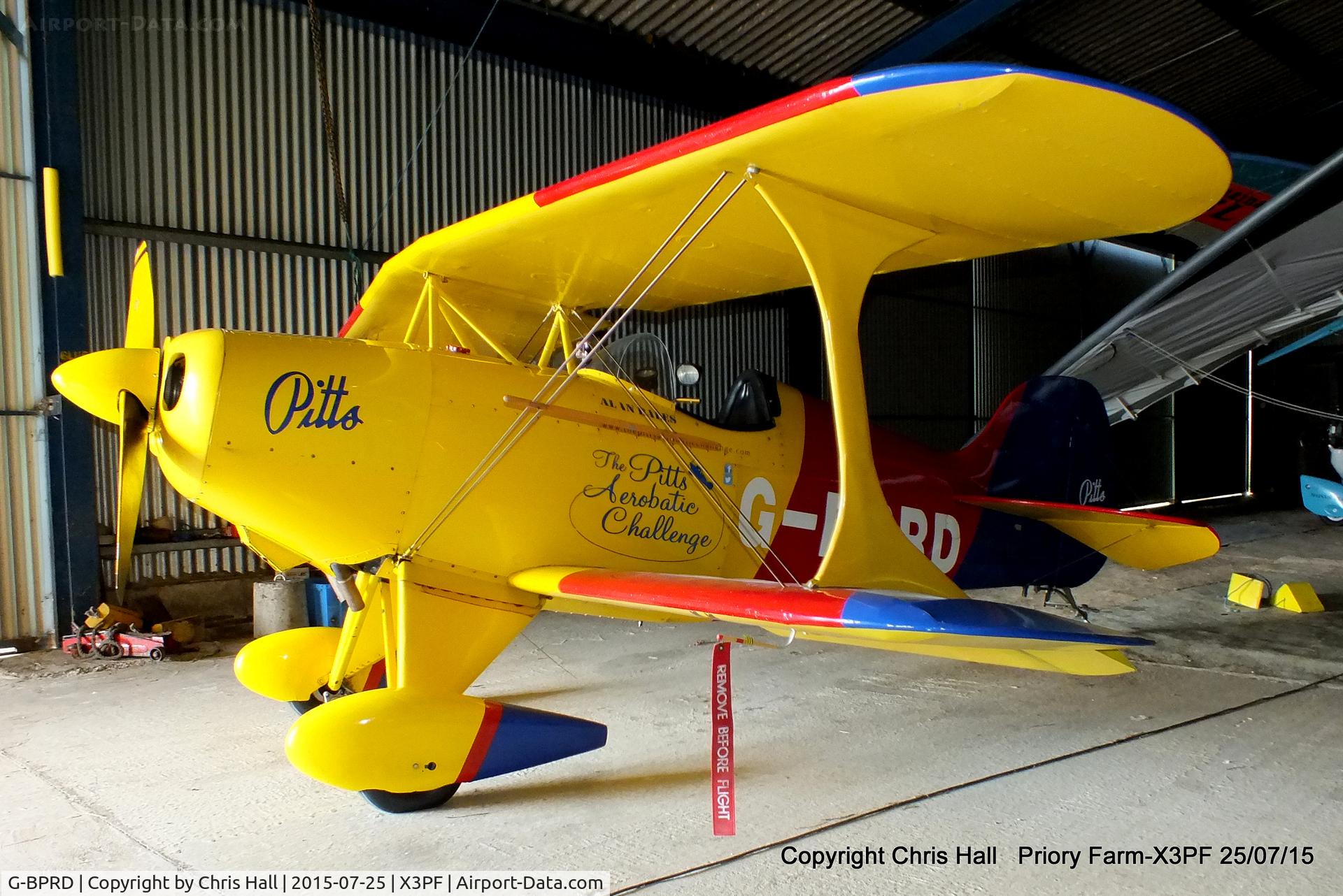 G-BPRD, 1971 Pitts S-1C Special C/N ZZ1, at Priory Farm, Tibenham