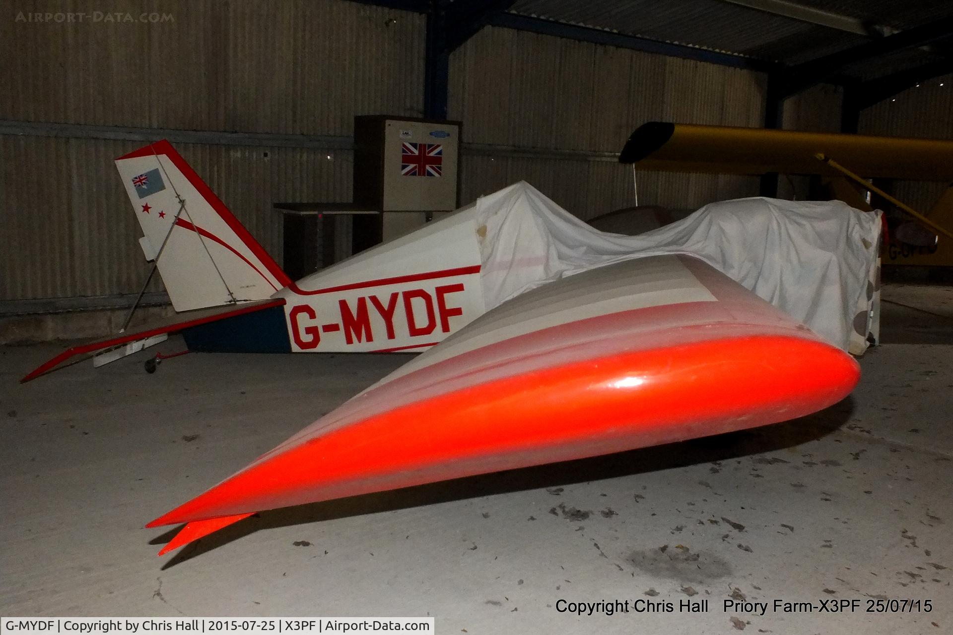 G-MYDF, 1993 Team Mini-Max 91 C/N PFA 186-12129, at Priory Farm, Tibenham