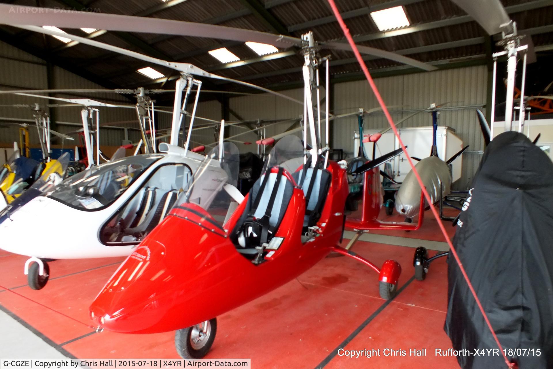 G-CGZE, 2011 Rotorsport UK MTOsport C/N RSUK/MTOS/044, at Rufforth Airfield