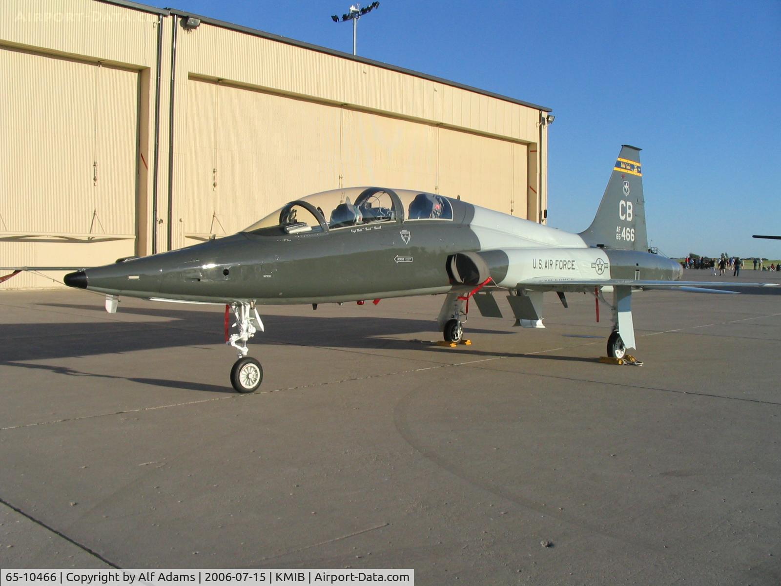 65-10466, 1965 Northrop T-38C Talon C/N N.5885, At the airshow at Minot Air Force Base, North Dakota in July 2006.