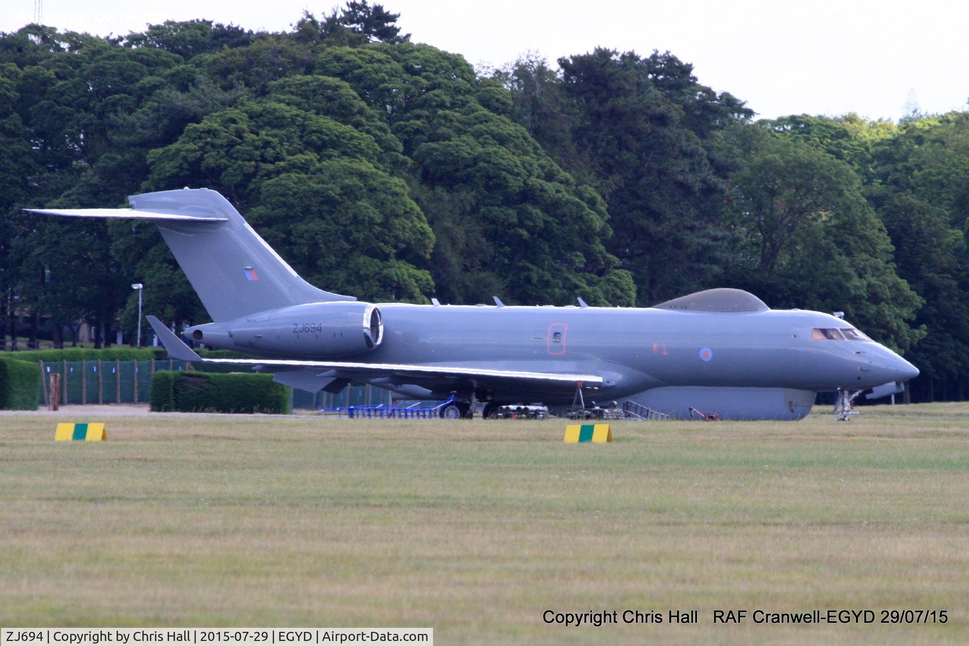 ZJ694, 2007 Bombardier Global Express (BD-700-1A10) Sentinel R1 C/N 9135, No. 5 Squadron RAF