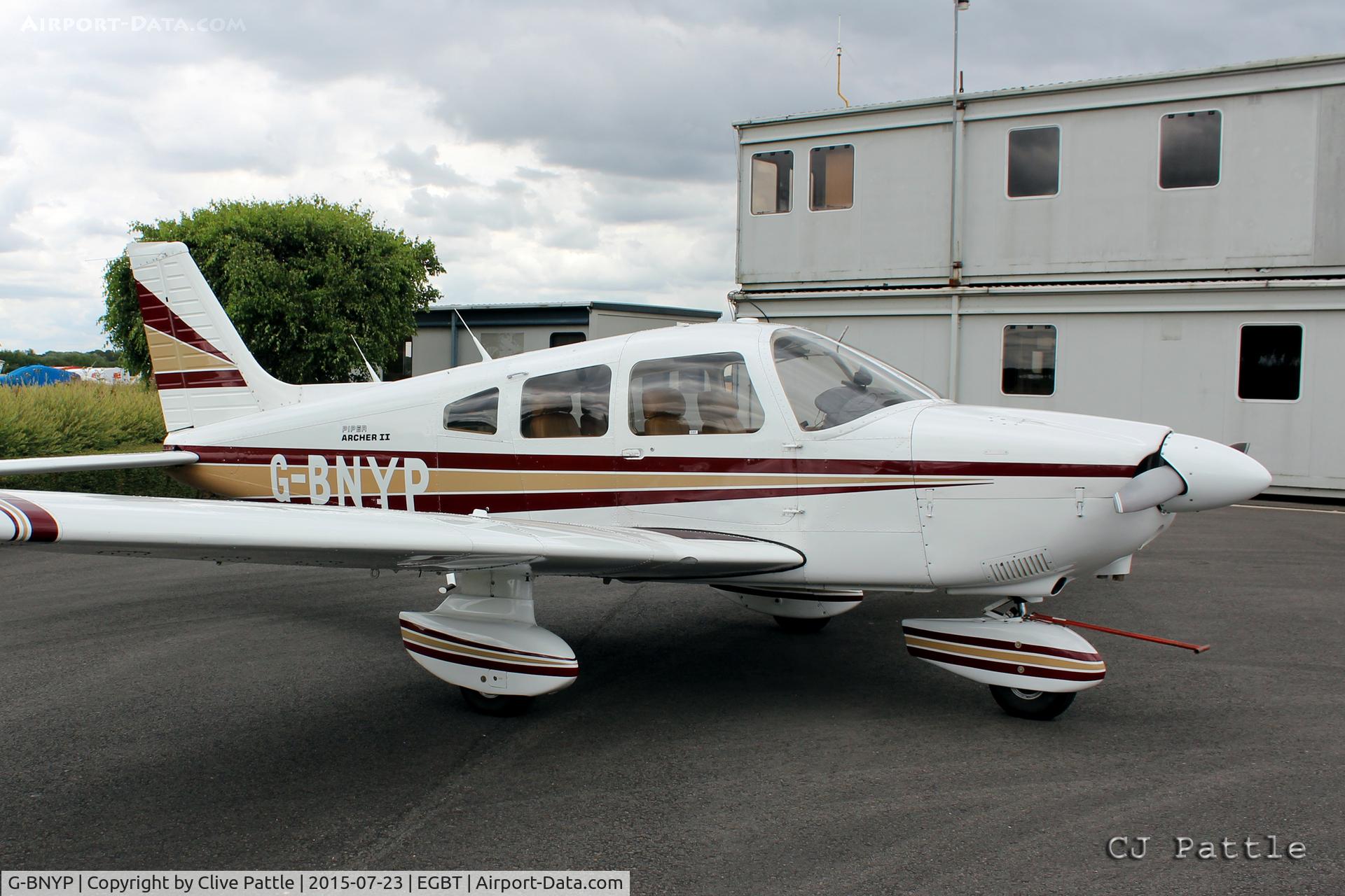 G-BNYP, 1984 Piper PA-28-181 Cherokee Archer II C/N 28-8490027, Parked at Turweston Aerodrome EGBT