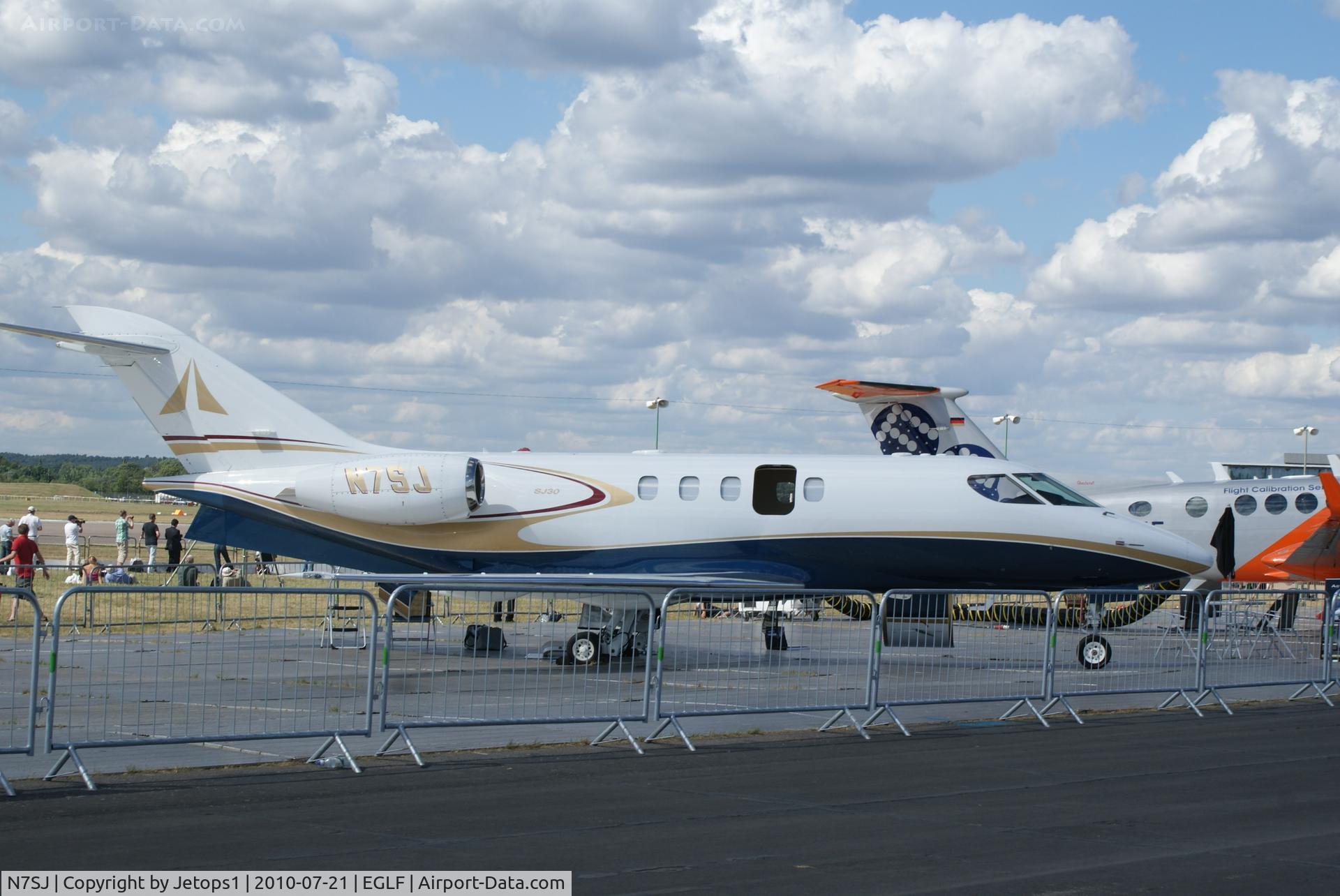 N7SJ, 2007 Sino Swearingen SJ30-2 C/N 007, Swearingen Jet in static display