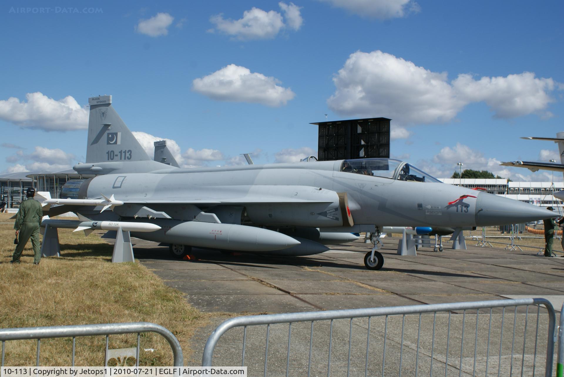 10-113, PAC JF-17 Thunder C/N FC10108, JF-17 Thunder Pakistan Air Force - Static display