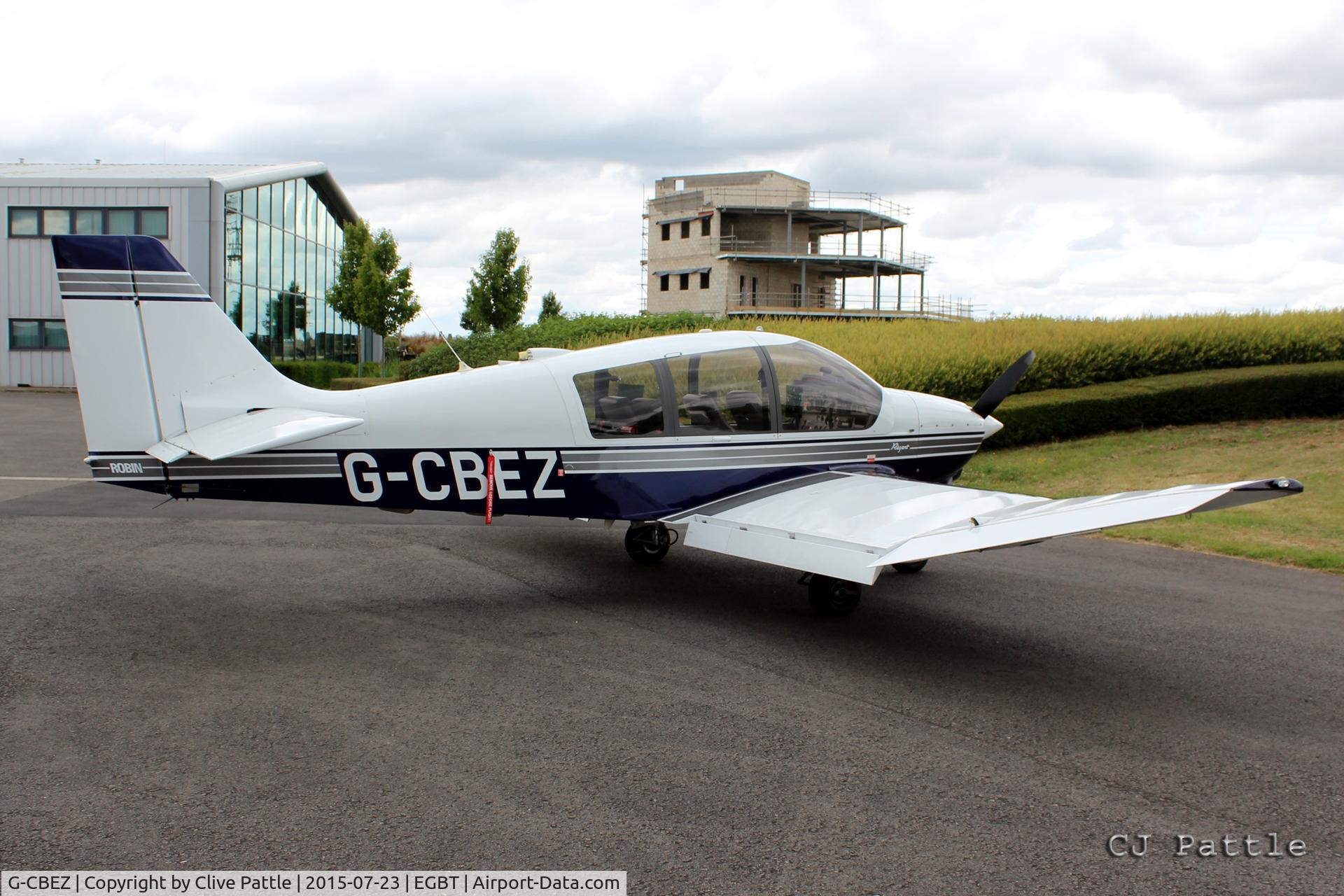 G-CBEZ, 2002 Robin DR-400-180 Regent Regent C/N 2511, Parked at Turweston Aerodrome EGBT