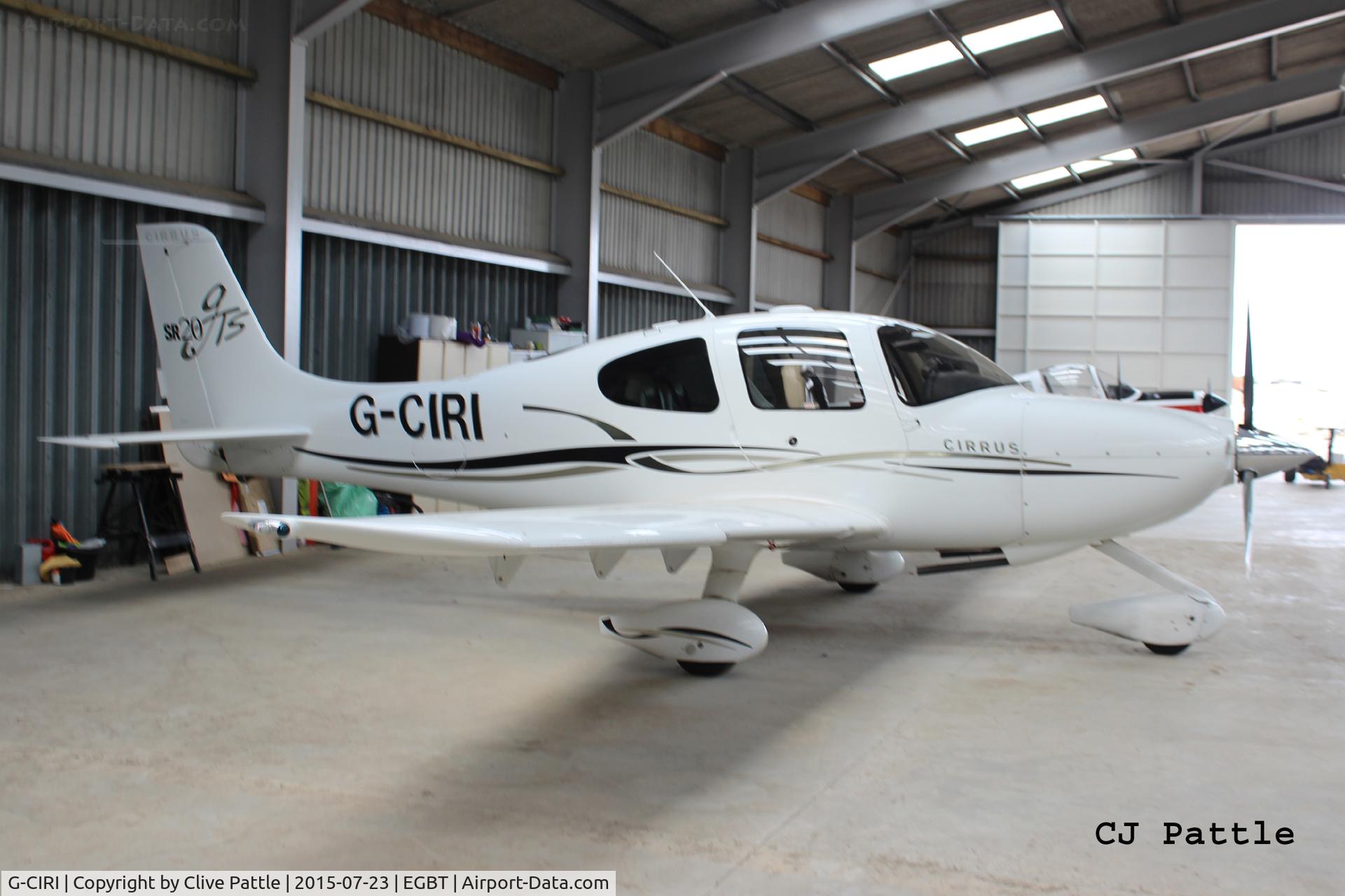 G-CIRI, 2007 Cirrus SR20 C/N 1791, Hangared at Turweston EGBT