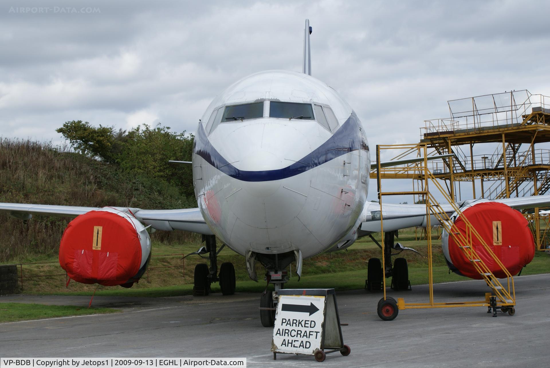 VP-BDB, 2009 Boeing 737-9LBER C/N 38890, At ATC lasham for maintenance