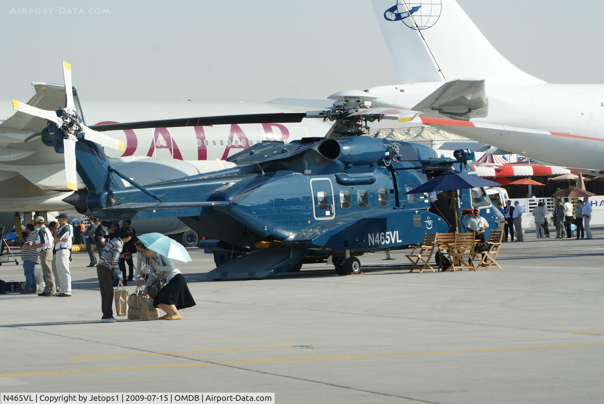 N465VL, 2007 Sikorsky S-92A C/N 920067, Dubai static park