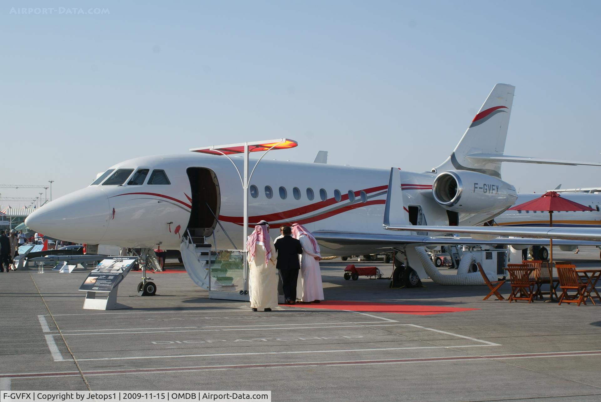 F-GVFX, 2009 Dassault Falcon 2000EX C/N 195, Dubai Air Show