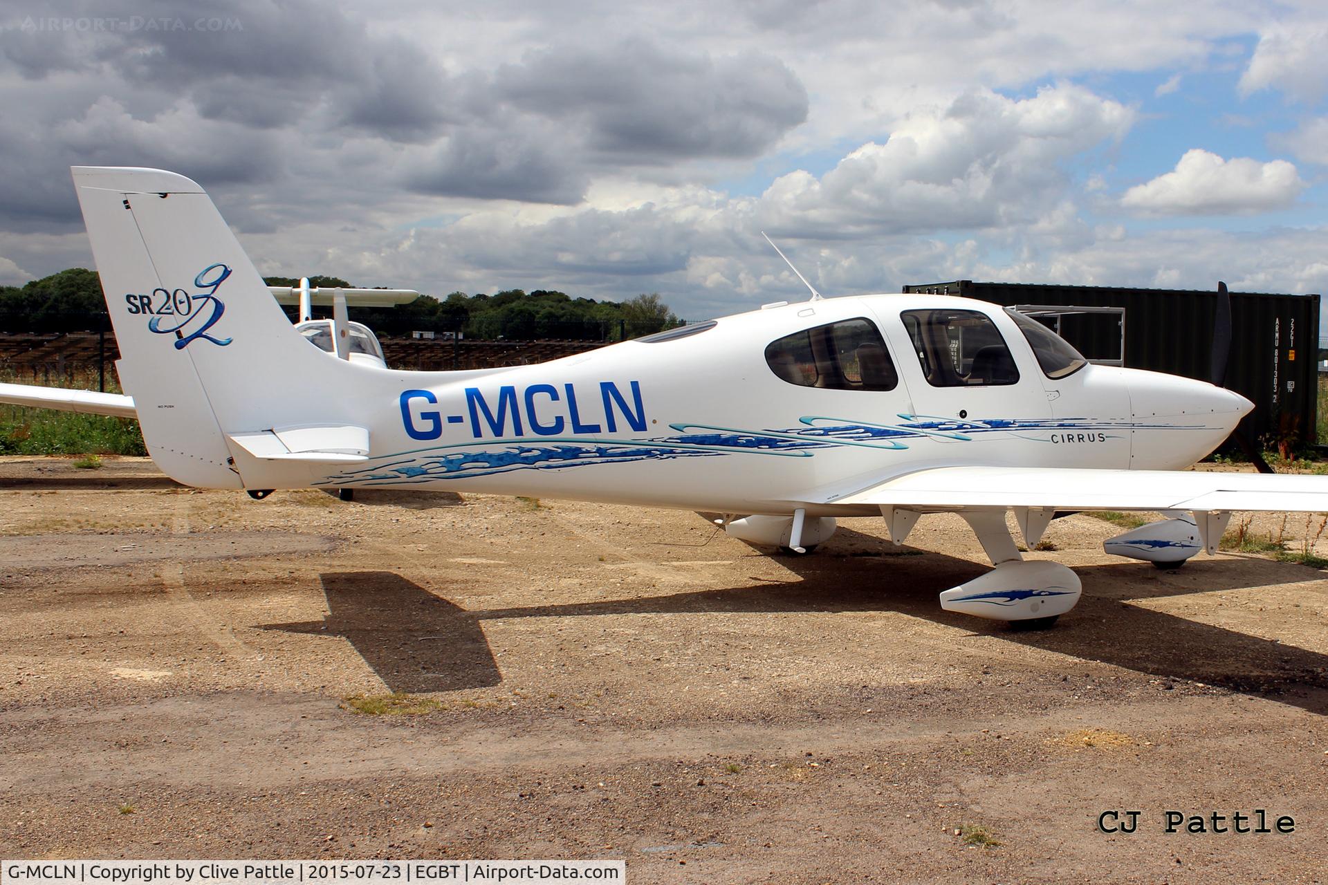 G-MCLN, 2006 Cirrus SR20 G2 C/N 1642, Parked up at Turweston Aerodrome EGBT