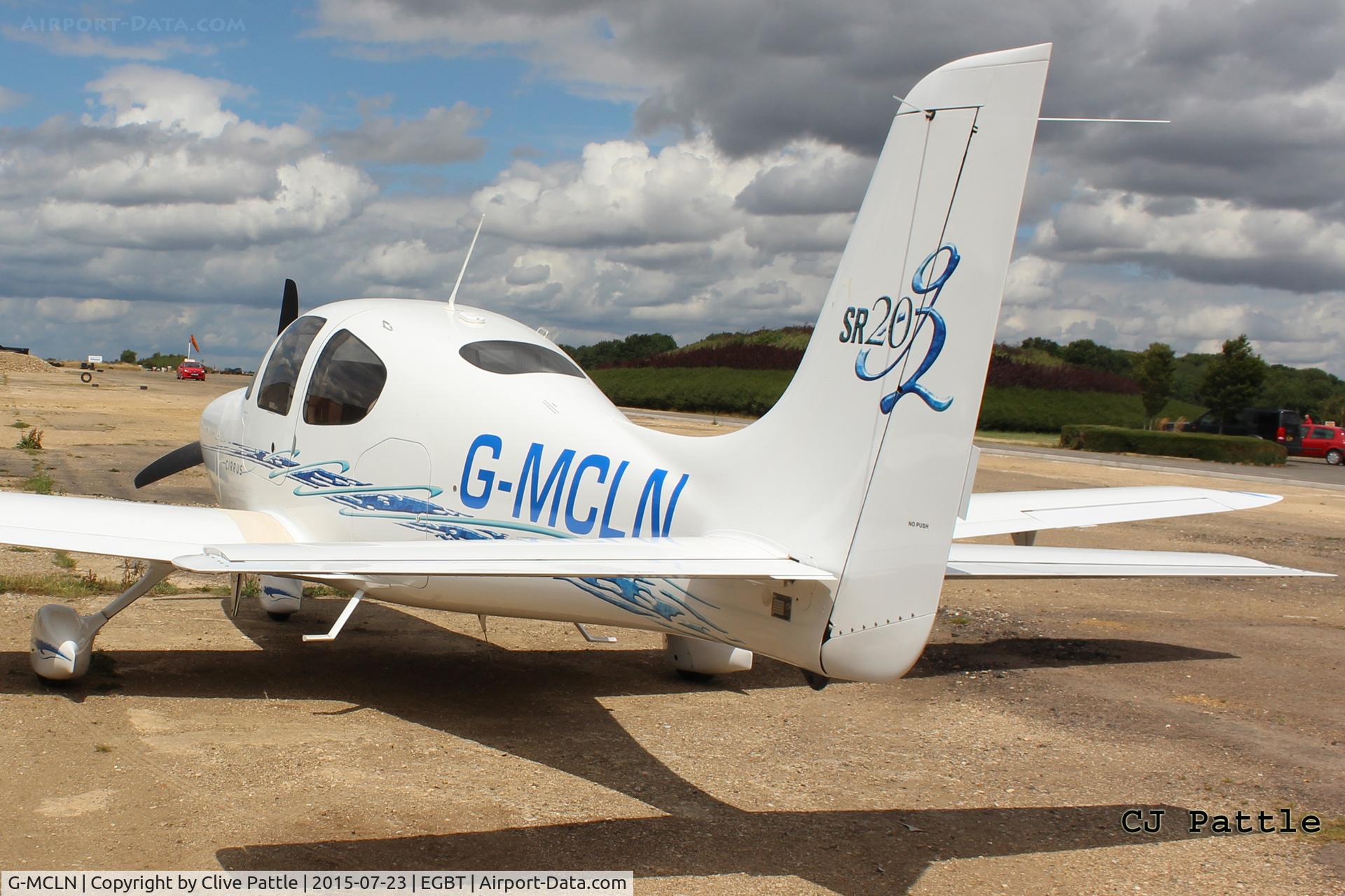 G-MCLN, 2006 Cirrus SR20 G2 C/N 1642, Parked up at Turweston Aerodrome EGBT