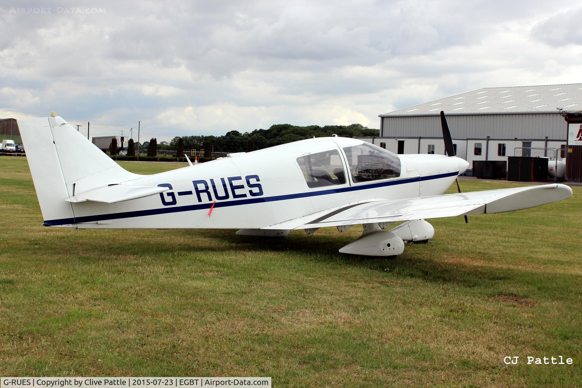 G-RUES, 1973 Robin HR-100-210 Safari C/N 185, Parked up at Turweston Aerodrome EGBT
