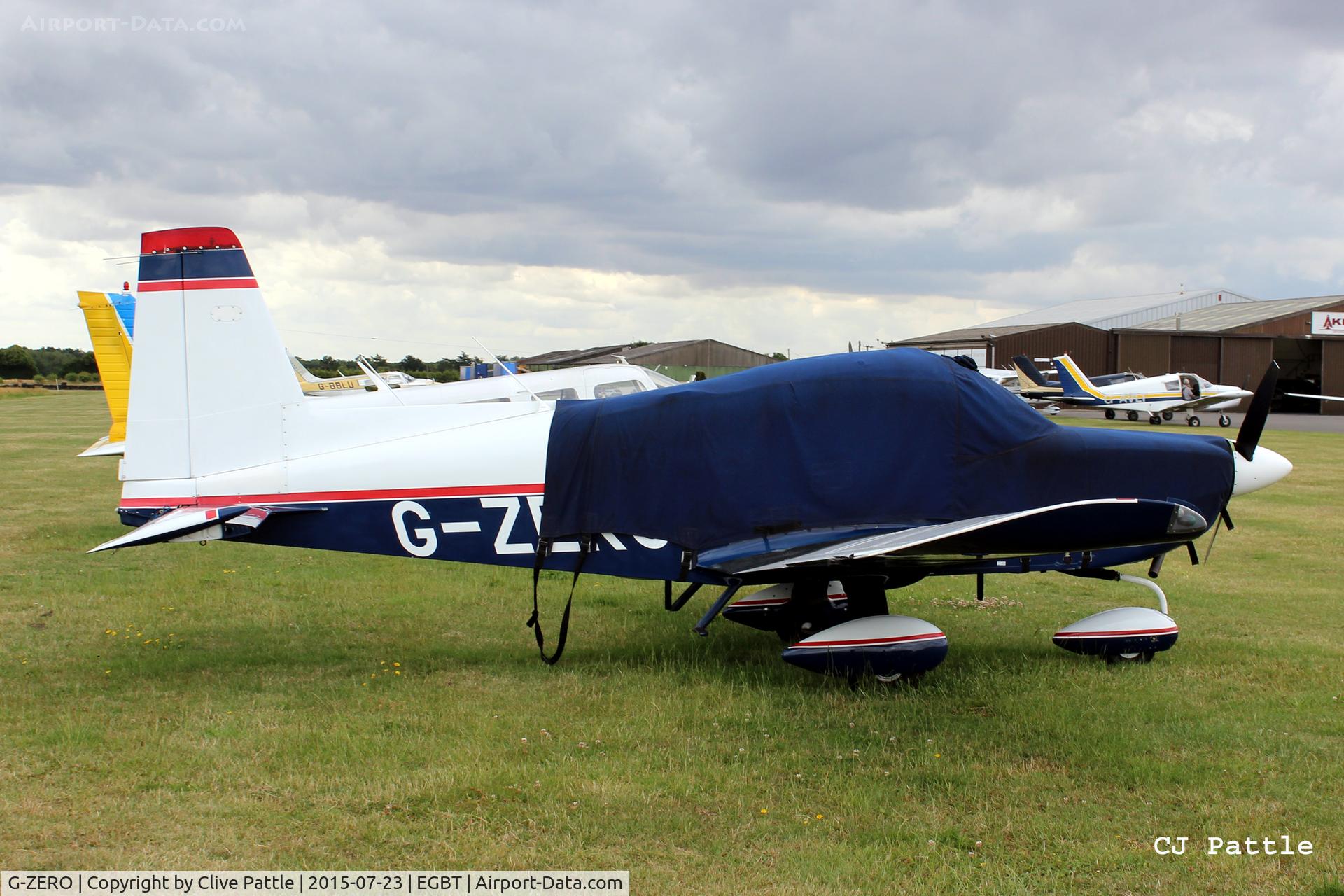 G-ZERO, 1975 Grumman American AA-5B Tiger C/N AA5B-0051, Parked up at Turweston Aerodrome EGBT