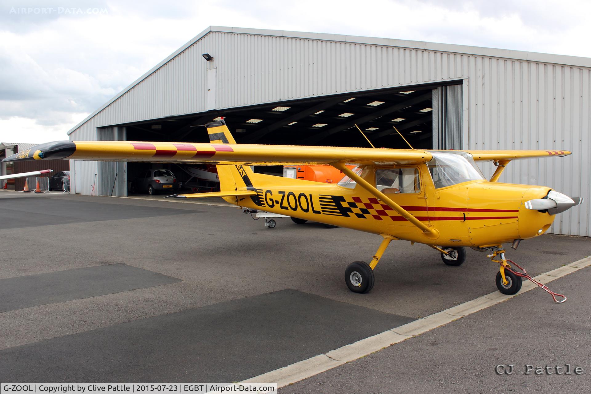 G-ZOOL, 1979 Reims Cessna FA152 C/N 0357, Parked up at Turweston Aerodrome EGBT