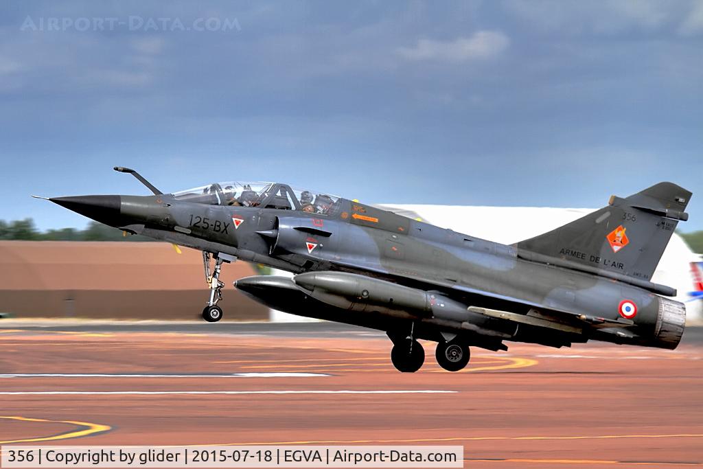 356, Dassault Mirage 2000N C/N 326, Landing after a spirited display