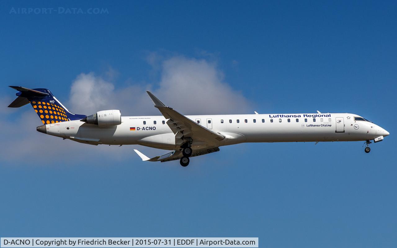 D-ACNO, 2010 Bombardier CRJ-900 NG (CL-600-2D24) C/N 15255, on final RW07R