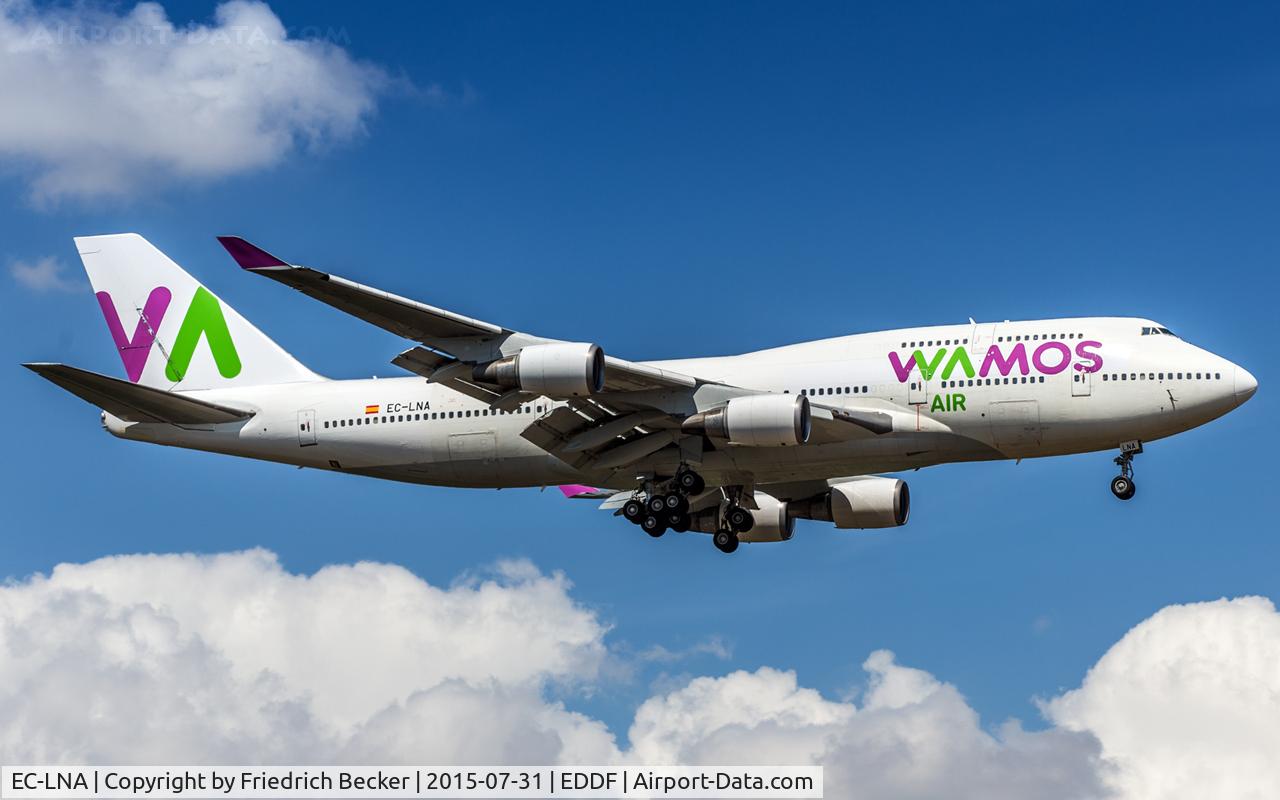 EC-LNA, 1992 Boeing 747-446 C/N 26346, on final RW07R