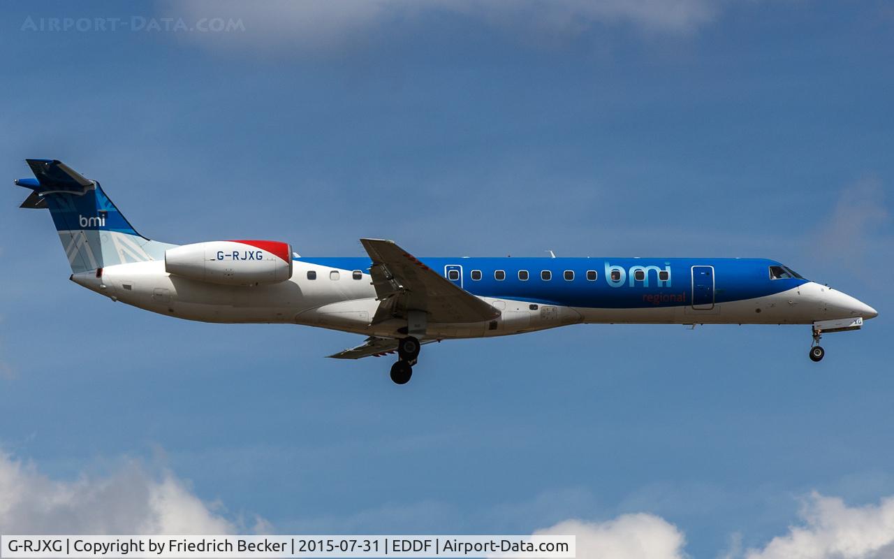 G-RJXG, 2001 Embraer EMB-145EP (ERJ-145EP) C/N 145390, on final RW07R