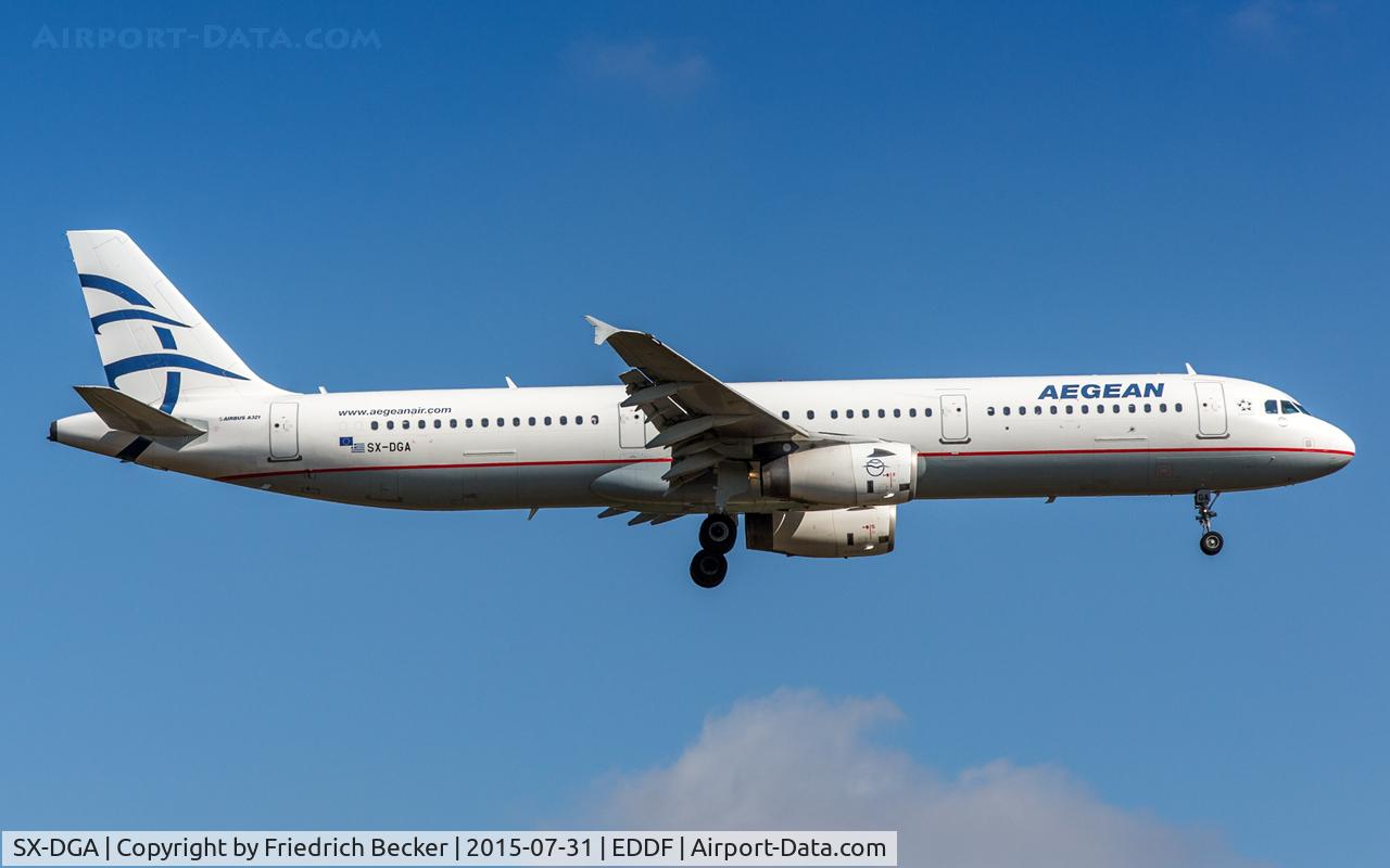 SX-DGA, 2009 Airbus A321-231 C/N 3878, on final RW07R