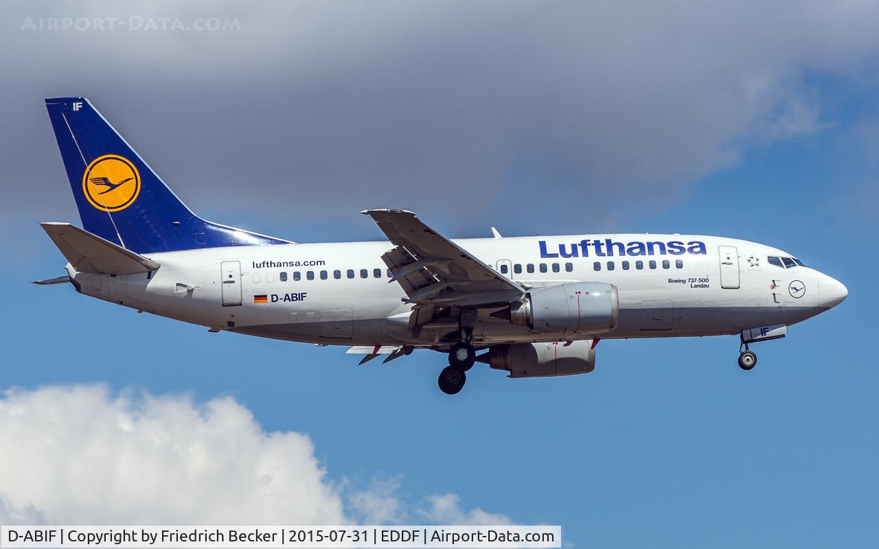 D-ABIF, 1991 Boeing 737-530 C/N 24820, on final RW07R