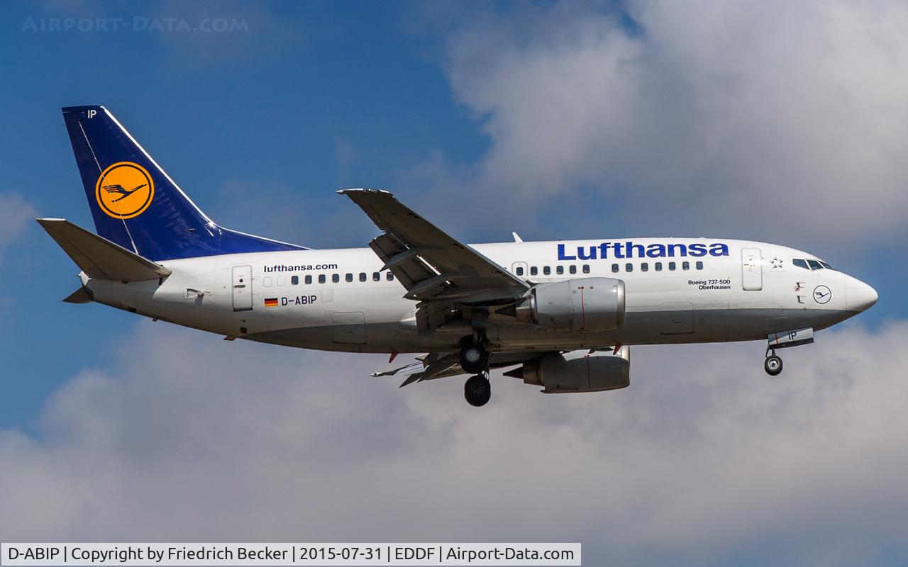 D-ABIP, 1991 Boeing 737-530 C/N 24940, on final RW07R