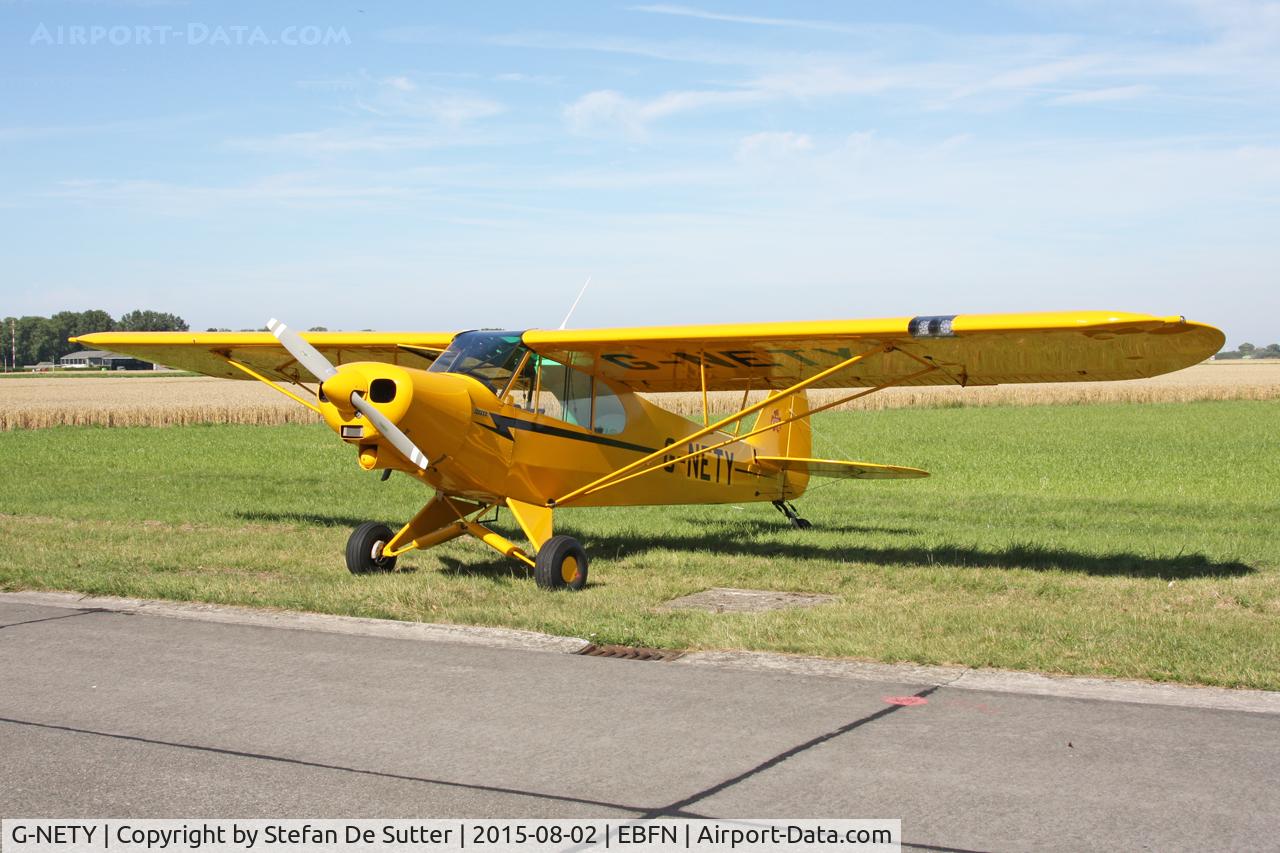 G-NETY, 1994 Piper PA-18-150 Super Cub C/N 1809108, @ EBFN Koksijde.