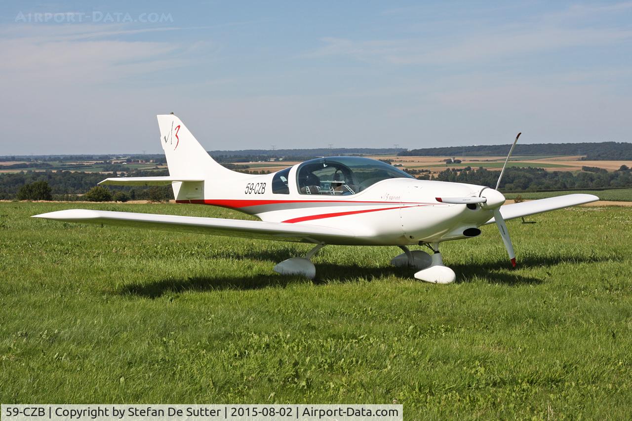 59-CZB, Aveko VL-3 Sprint C/N VL3-47, @ LF6252 (Airpark Aero Delahaye, 15 NM east of LFAT, France).