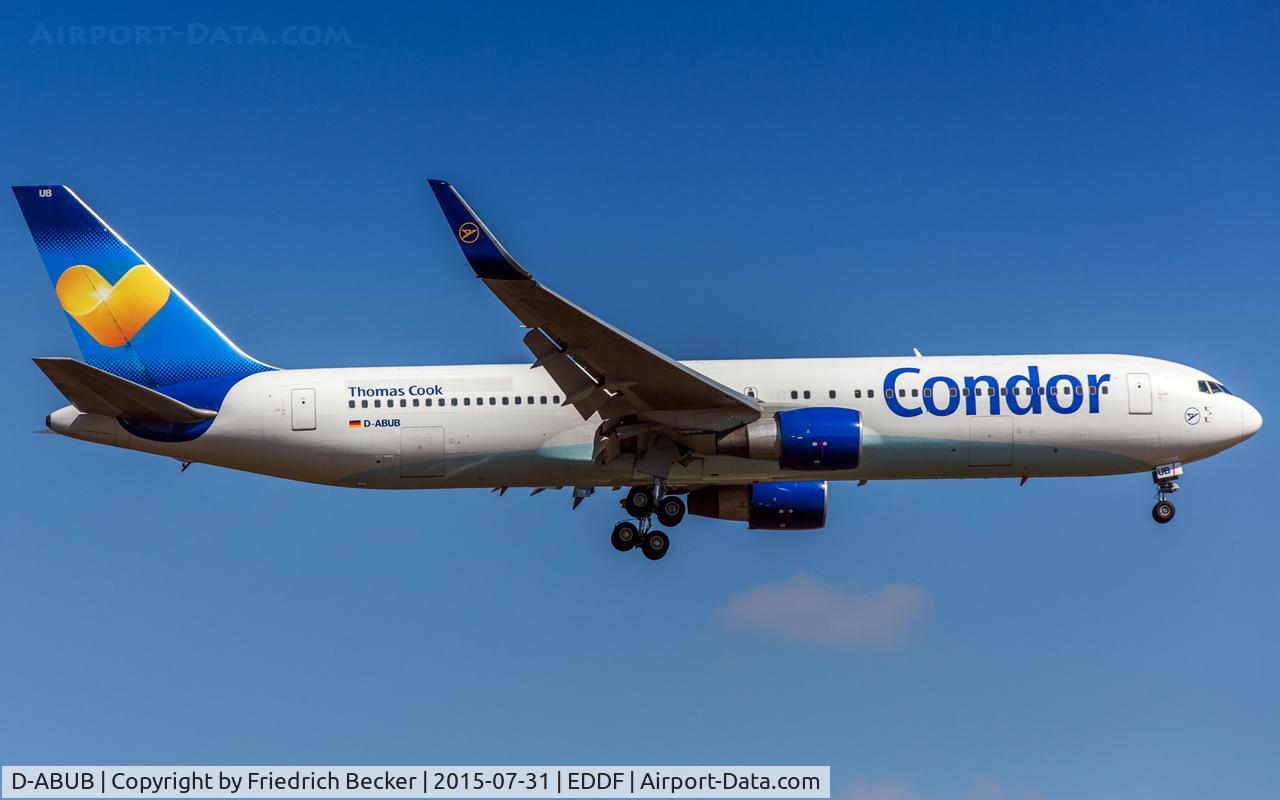 D-ABUB, 1992 Boeing 767-330/ER C/N 26987, on final RW07R