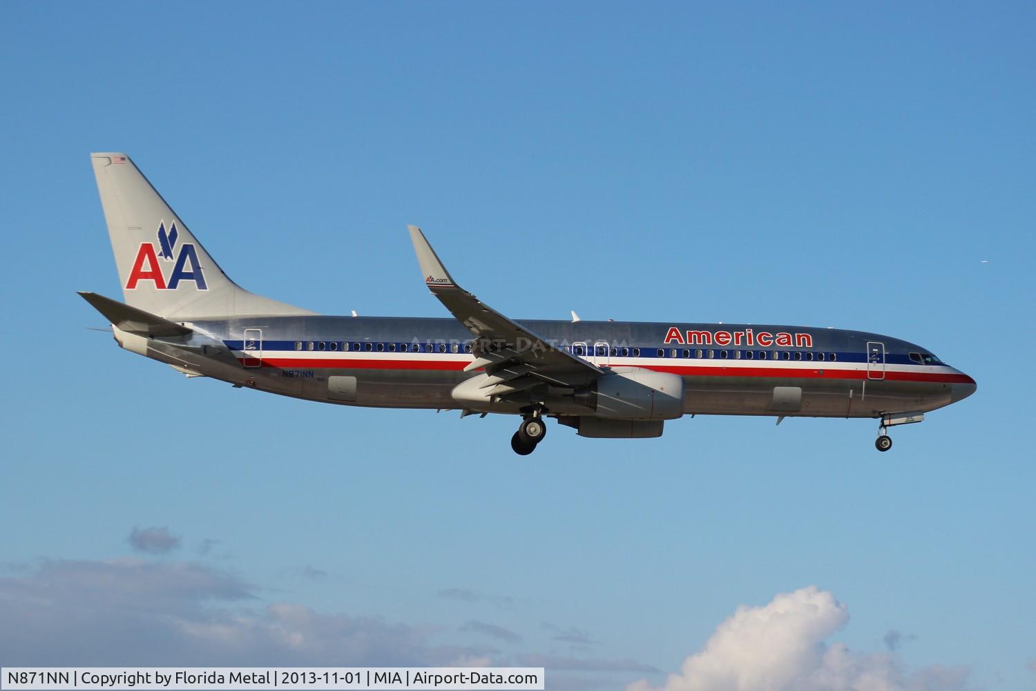 N871NN, 2011 Boeing 737-823 C/N 31127, American