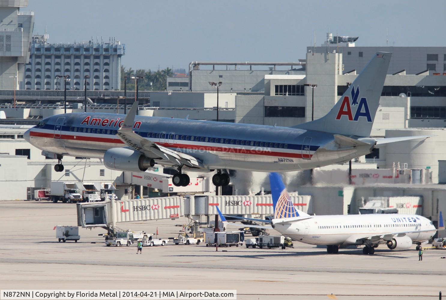 N872NN, 2011 Boeing 737-823 C/N 33219, American