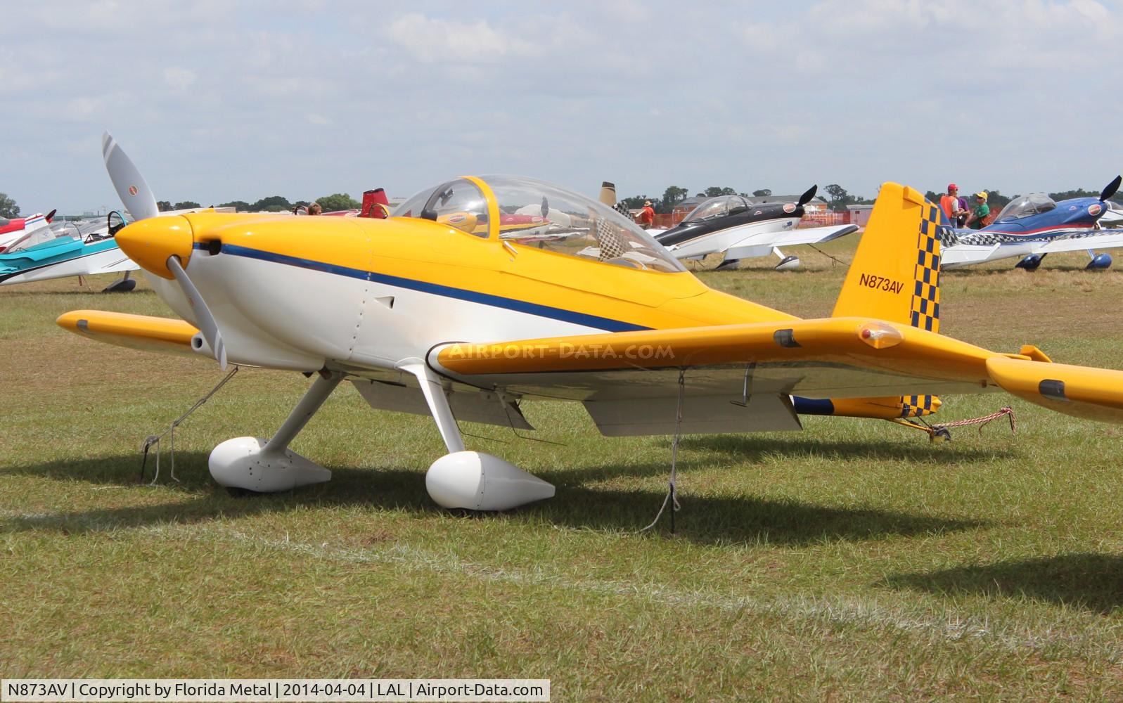 N873AV, 2007 Van's RV-8 C/N 81491, Vans RV-8