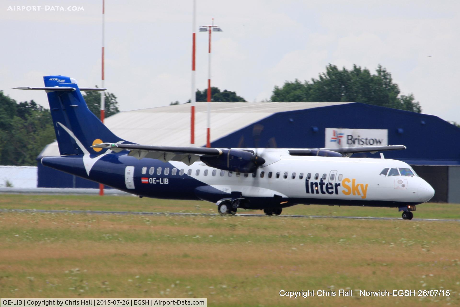 OE-LIB, 2012 ATR N700SV C/N 1038, Intersky