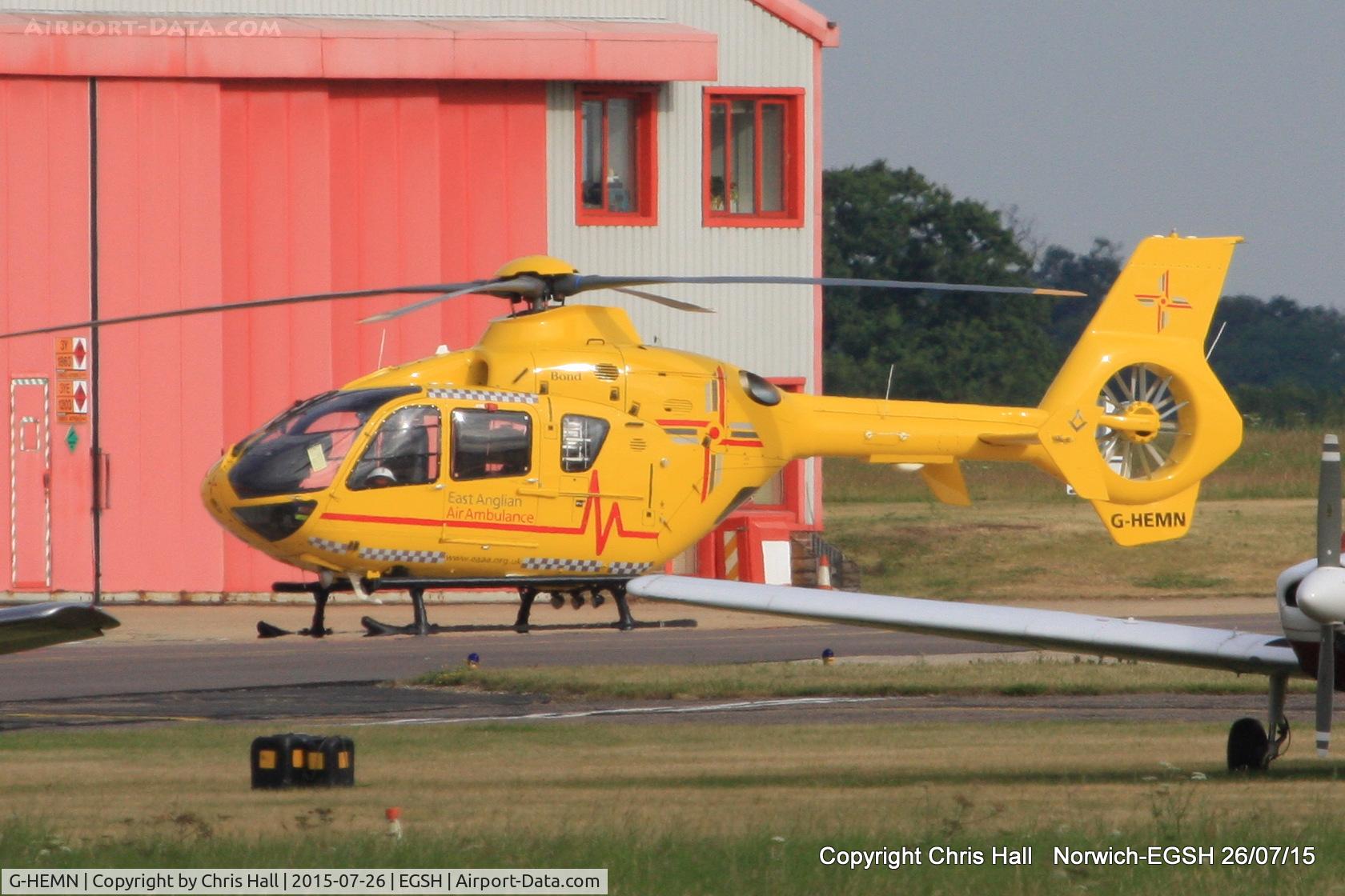 G-HEMN, 2012 Eurocopter EC-135T-2+ C/N 1070, East Anglian Air Ambulance
