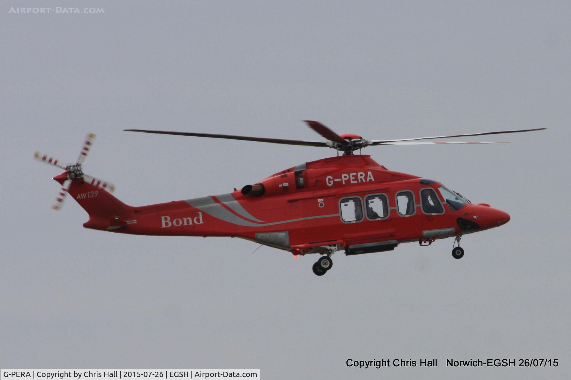 G-PERA, 2010 AgustaWestland AW-139 C/N 31322, Bond Offshore Helicopters Ltd