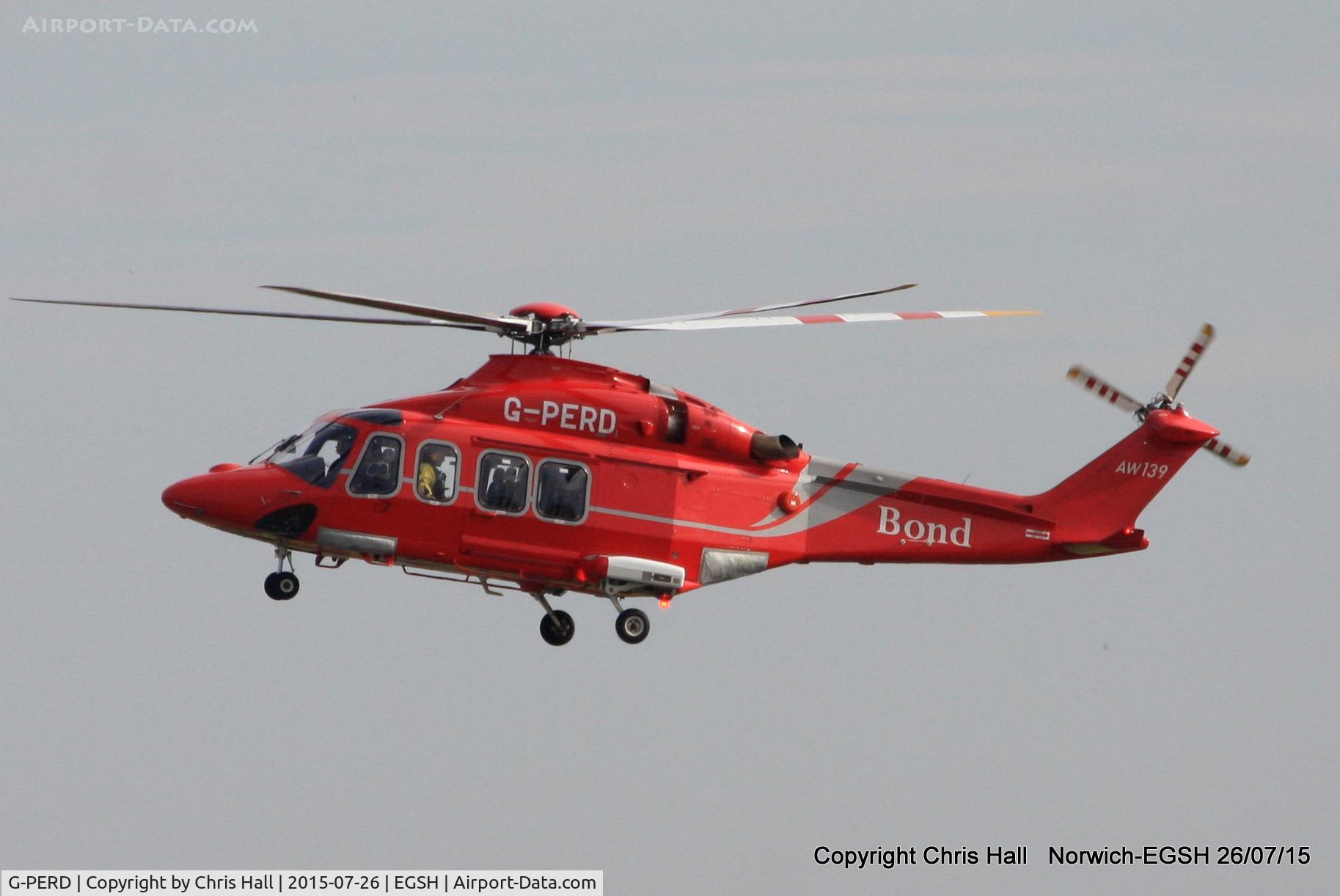 G-PERD, 2012 AgustaWestland AW-139 C/N 41270, Bond Offshore Helicopters Ltd