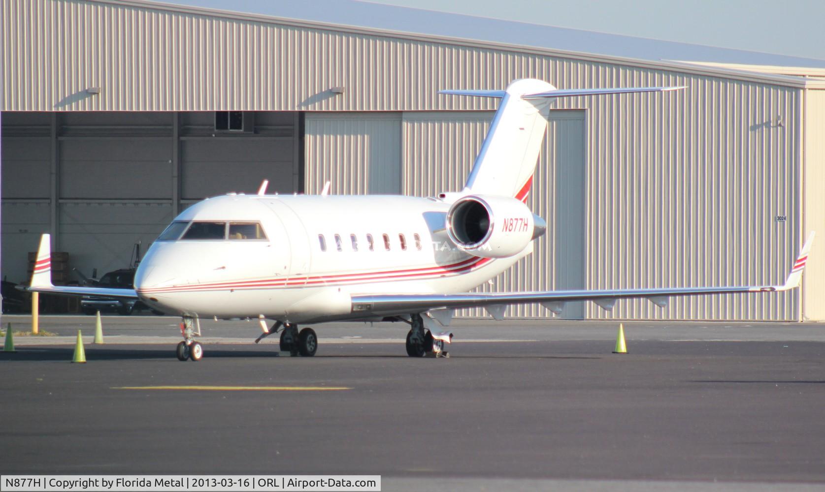 N877H, 2000 Bombardier Challenger 604 (CL-600-2B16) C/N 5445, Challenger 604