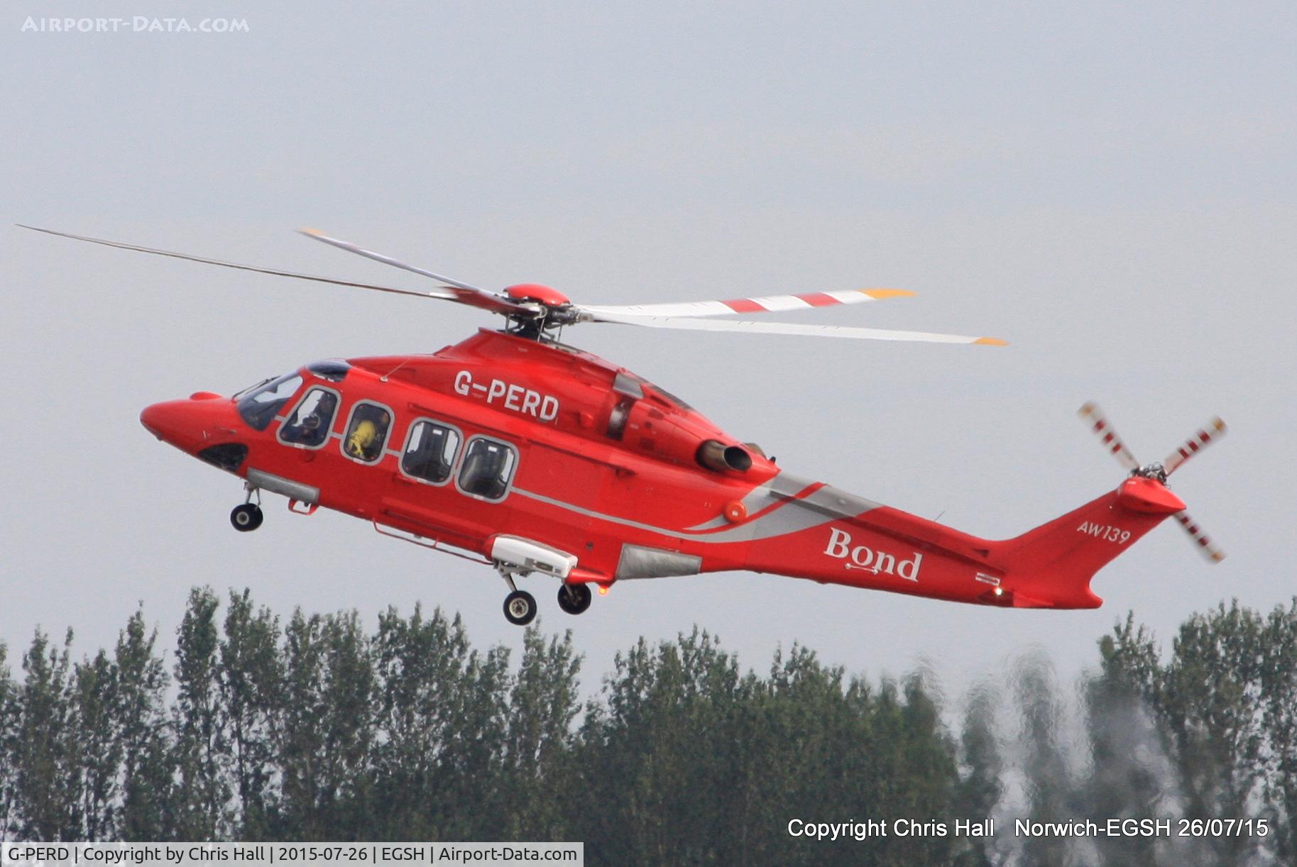 G-PERD, 2012 AgustaWestland AW-139 C/N 41270, Bond Offshore Helicopters Ltd