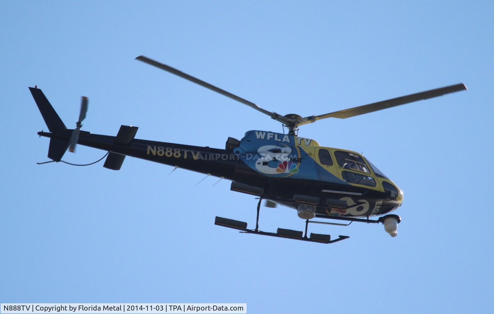 N888TV, 1978 Aerospatiale AS-350B Ecureuil C/N 2007, Channel 8 Tampa News