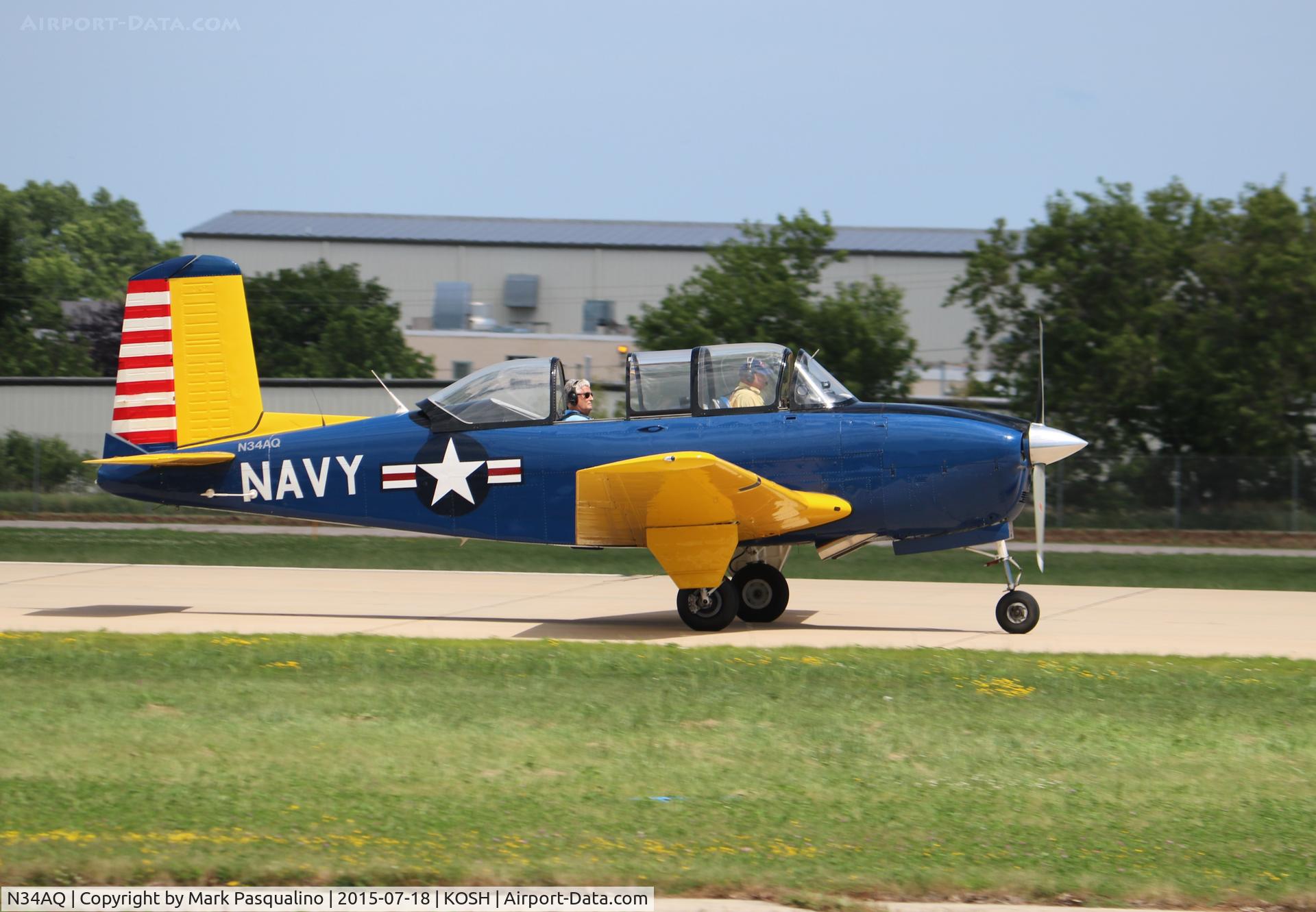 N34AQ, 1956 Beech A45 C/N CG-112, Beech T-34A