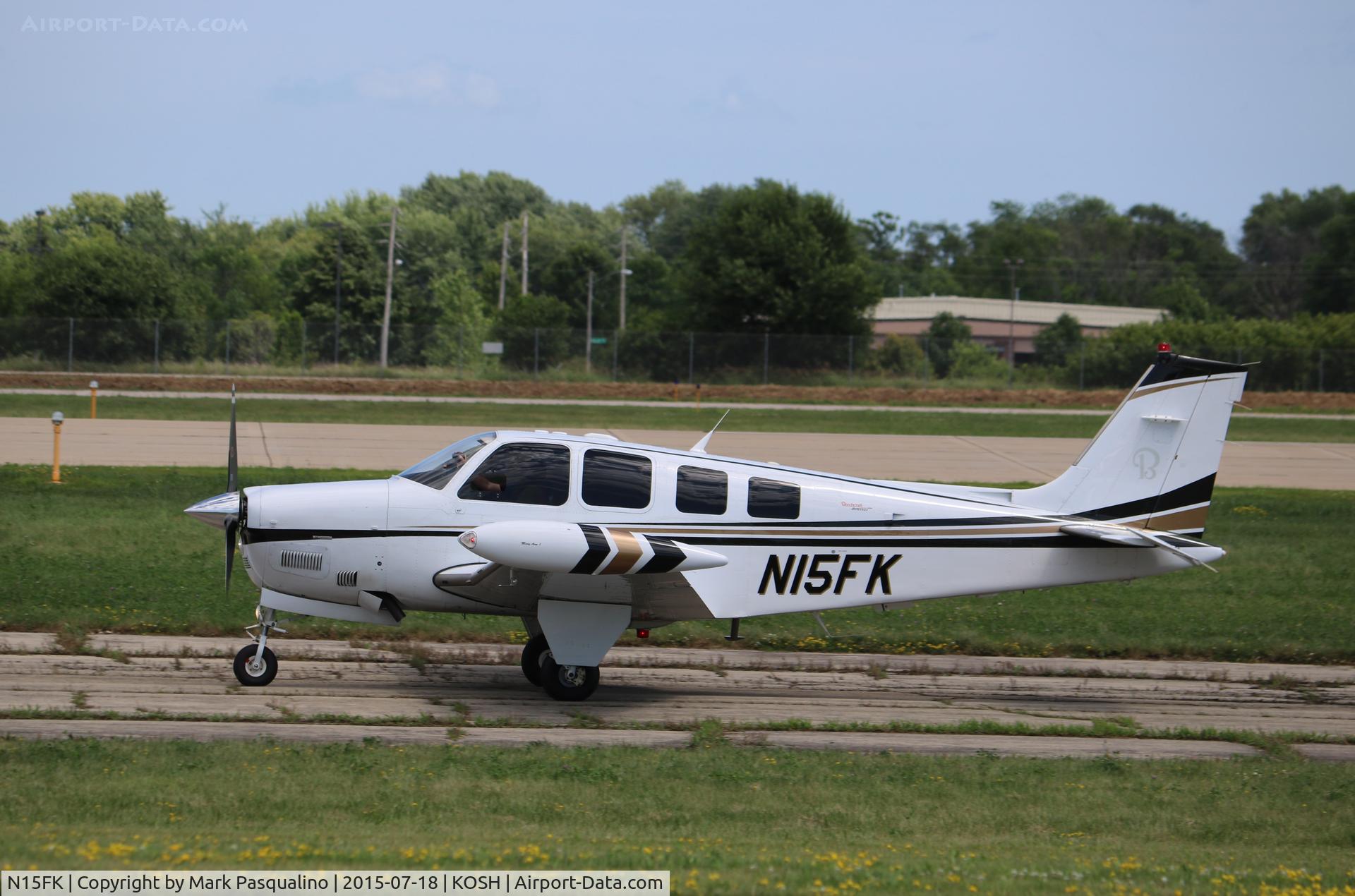 N15FK, 2008 Hawker Beechcraft Corp G36 Bonanza C/N E-3818, Beech G36
