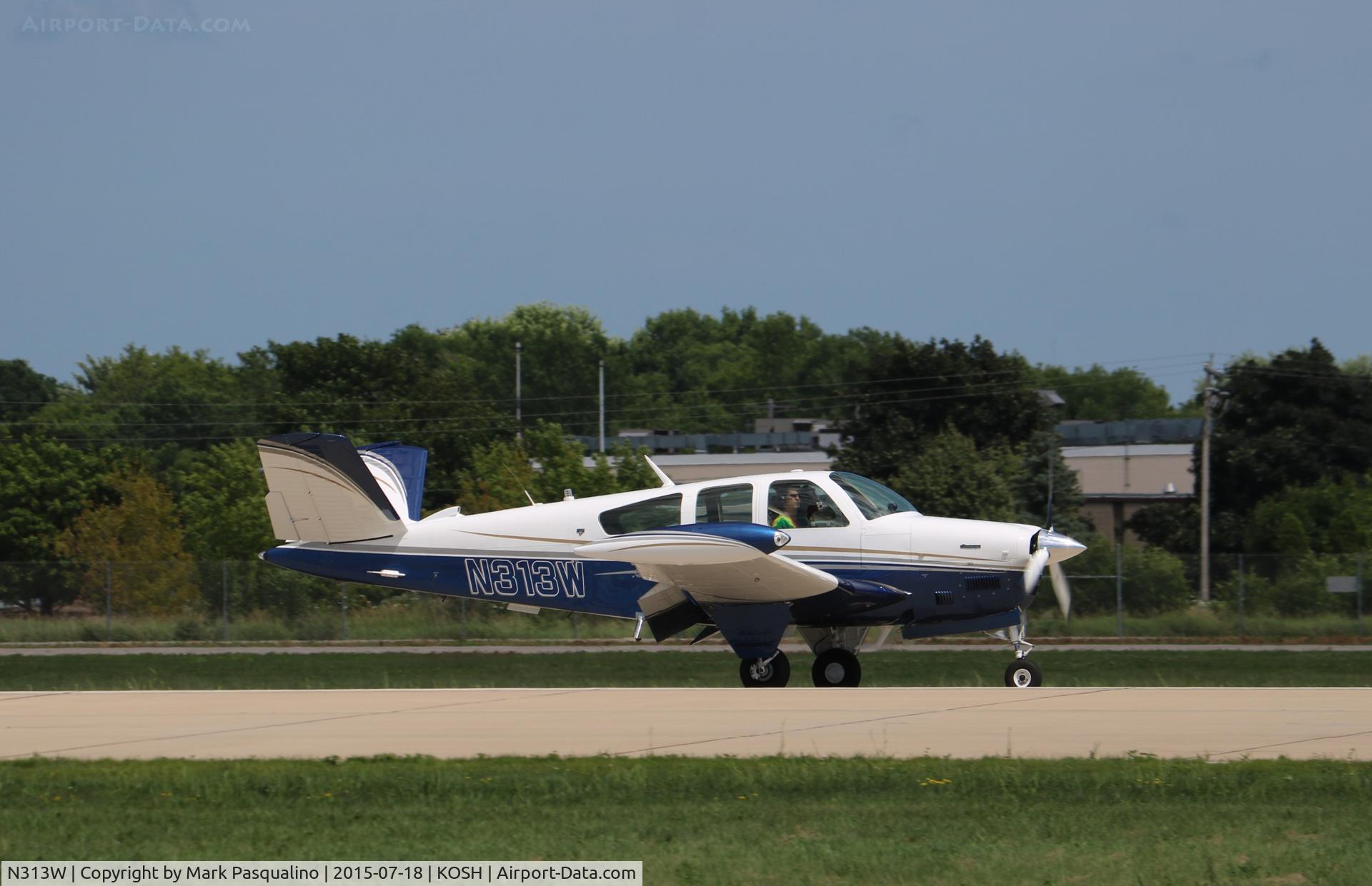 N313W, 1981 Beech V35B Bonanza C/N D-10363, Beech V35B